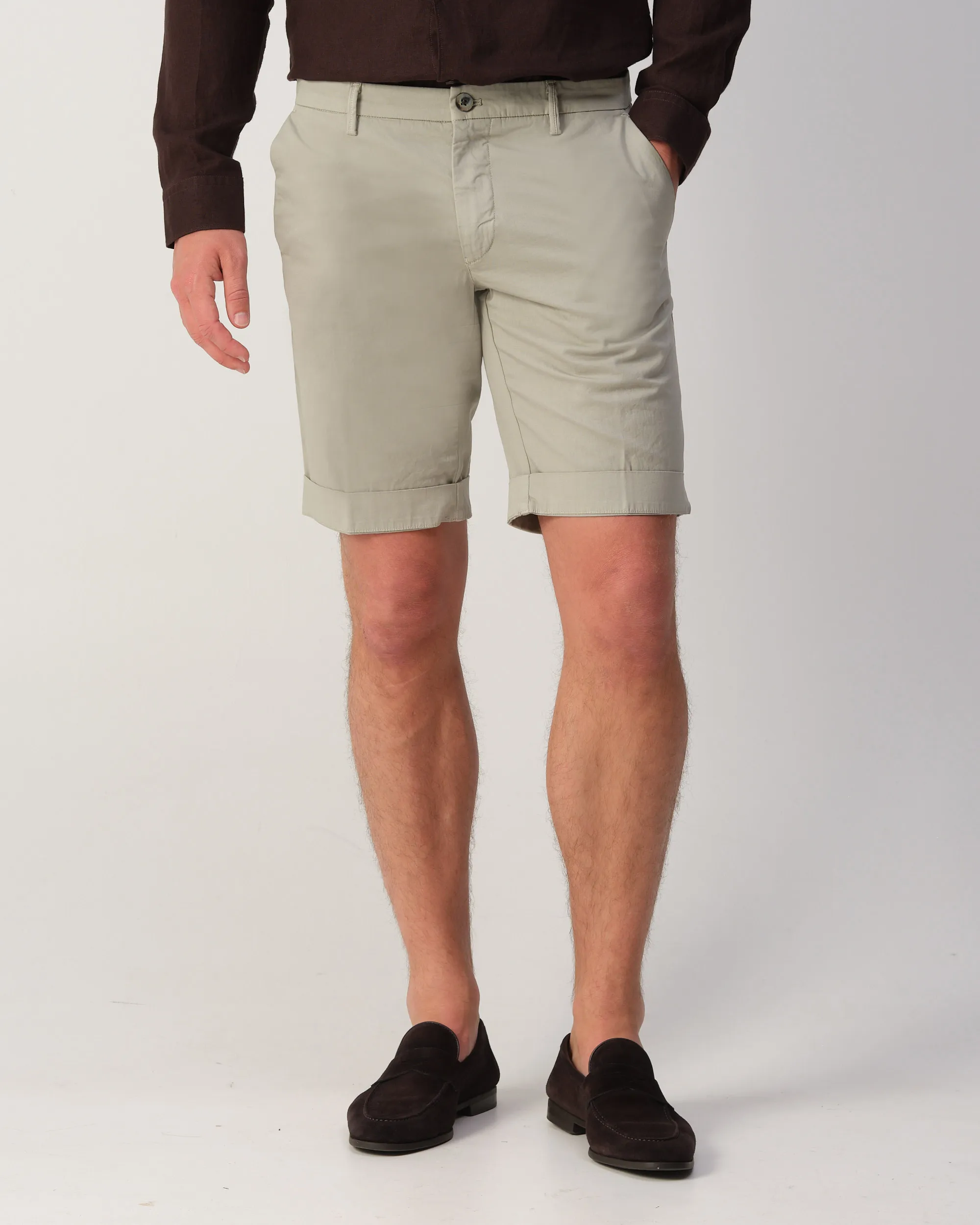 Mason's Torino Short Licht grijs 109998-001-46