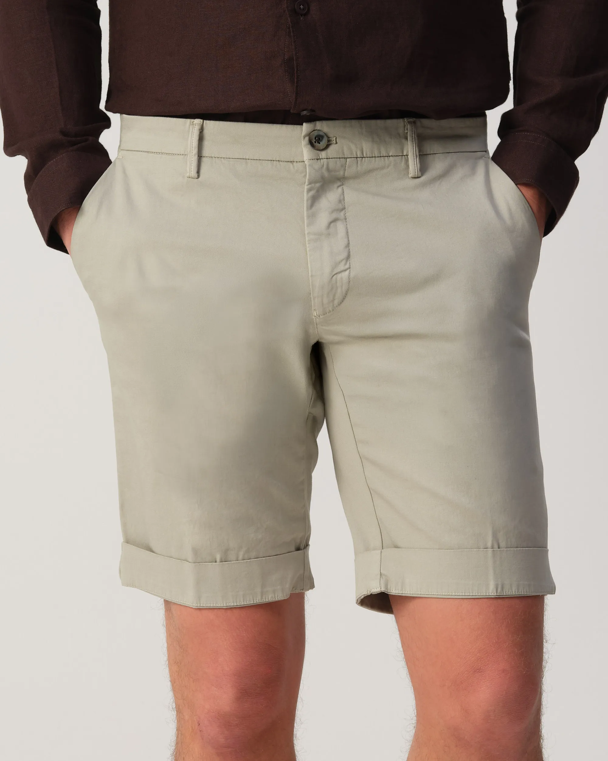 Mason's Torino Short Licht grijs 109998-001-46