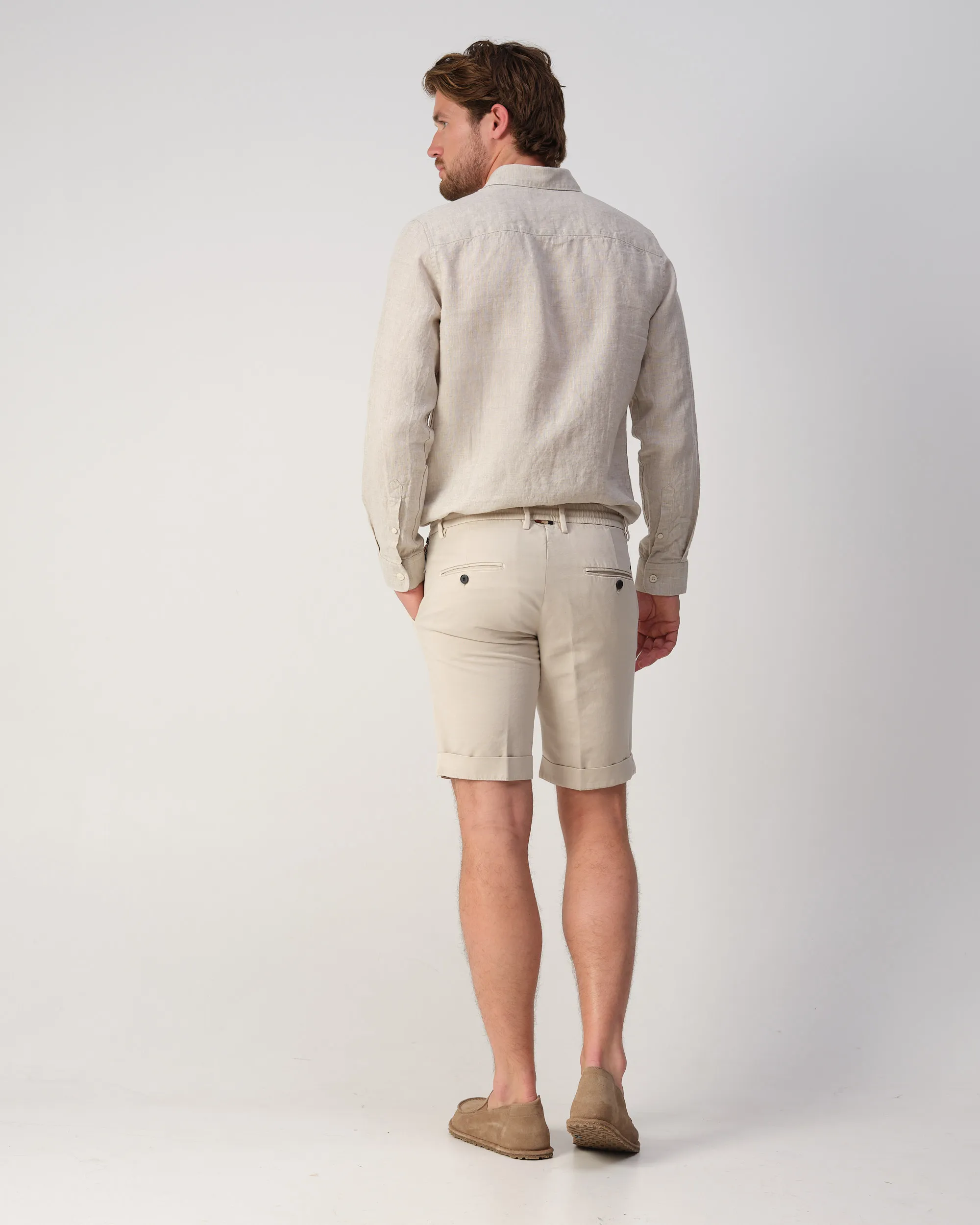 Mason's Milano Jogger Short Beige 110000-001-46