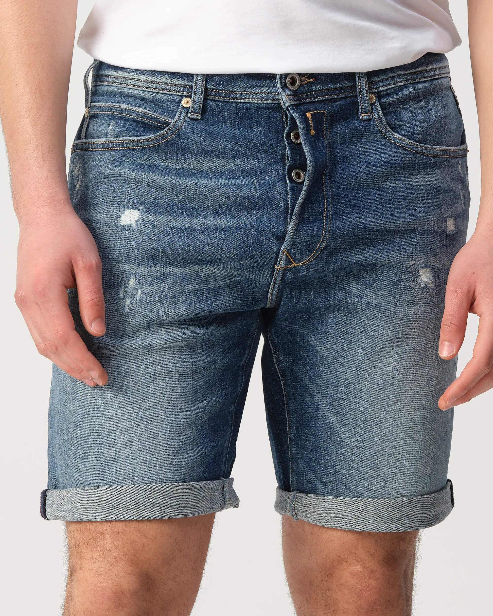 Replay RBJ Short Blauw 110027-001-29