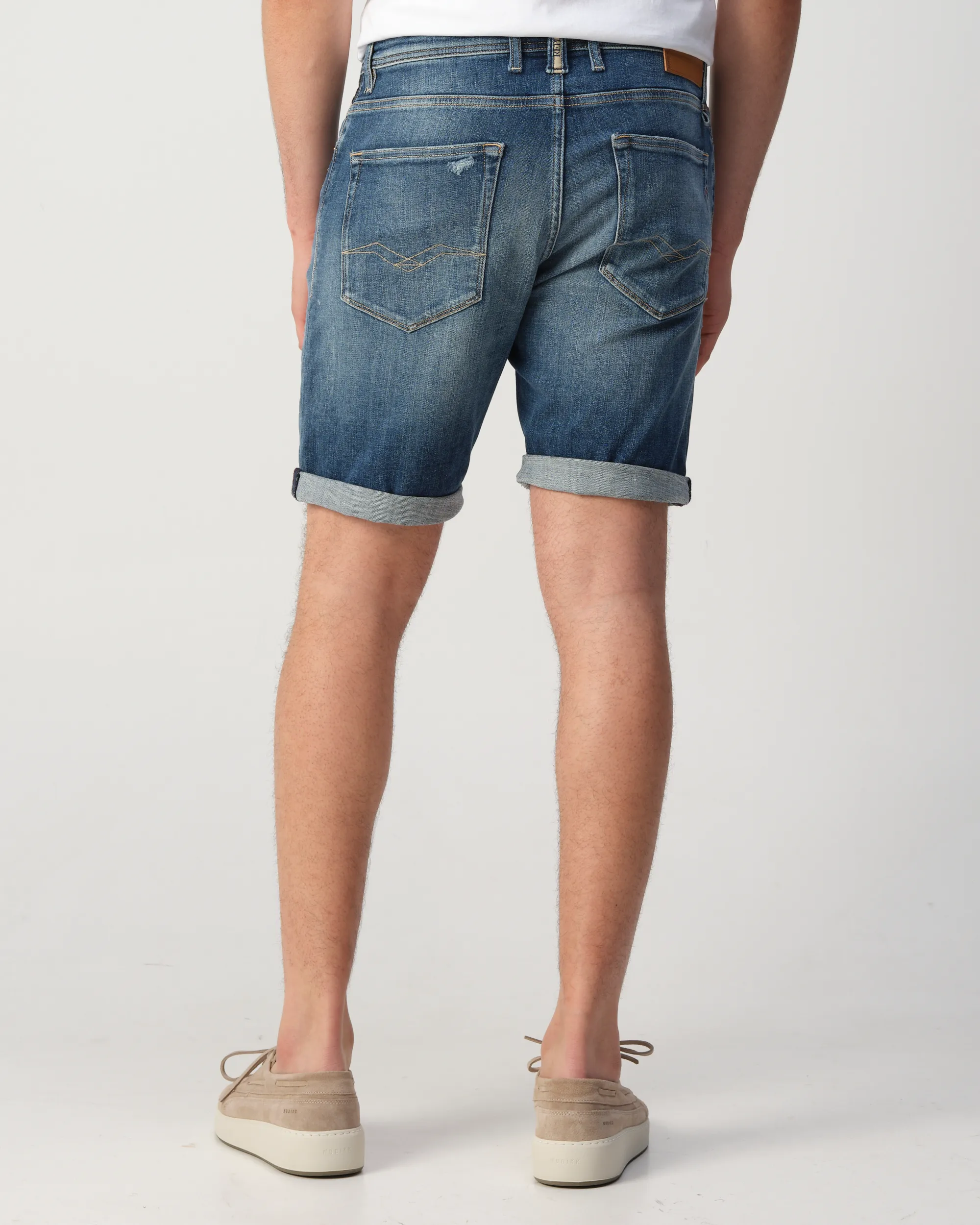 Replay RBJ Short Blauw 110027-001-29