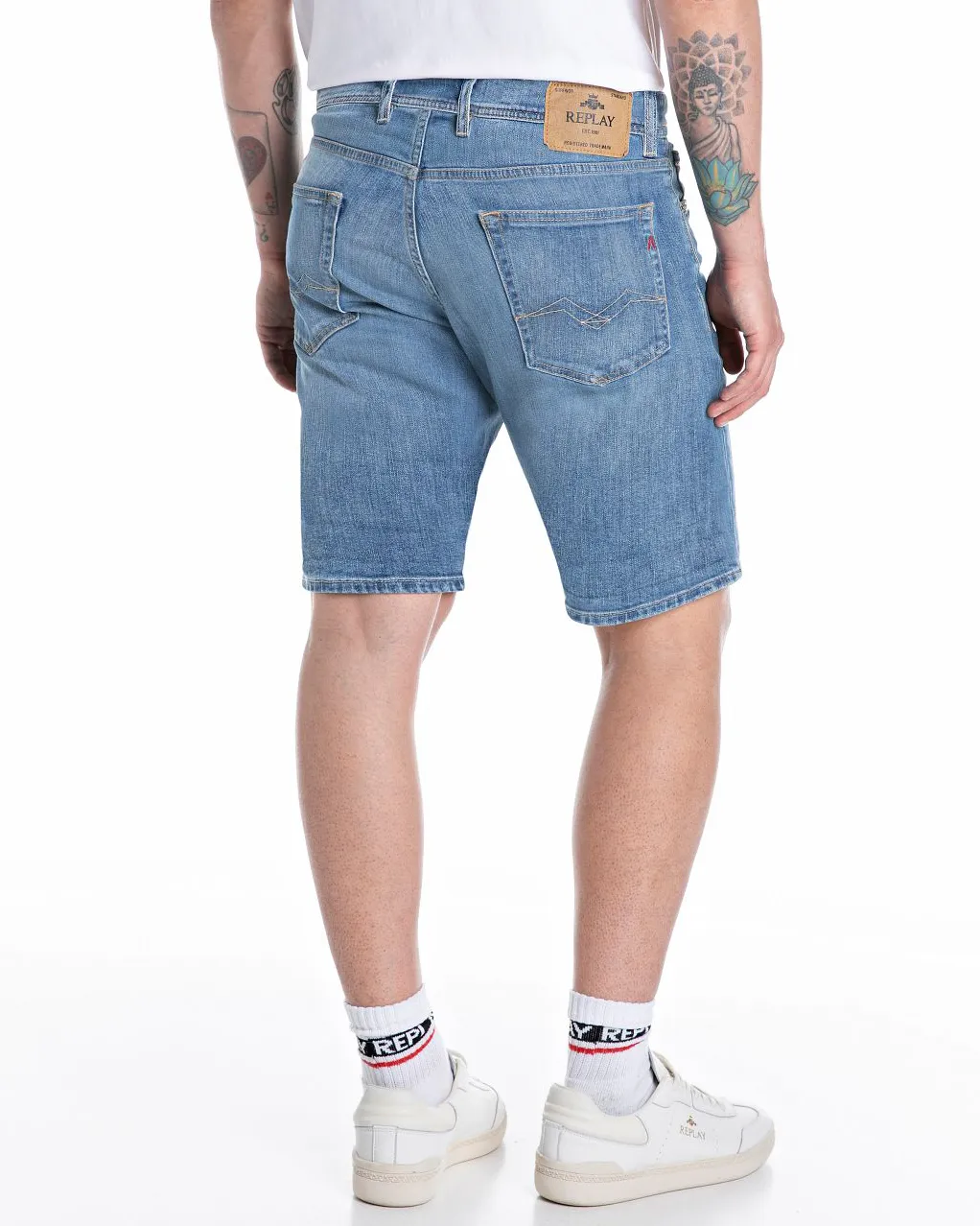 Replay Grover Short Blauw 110030-001-30