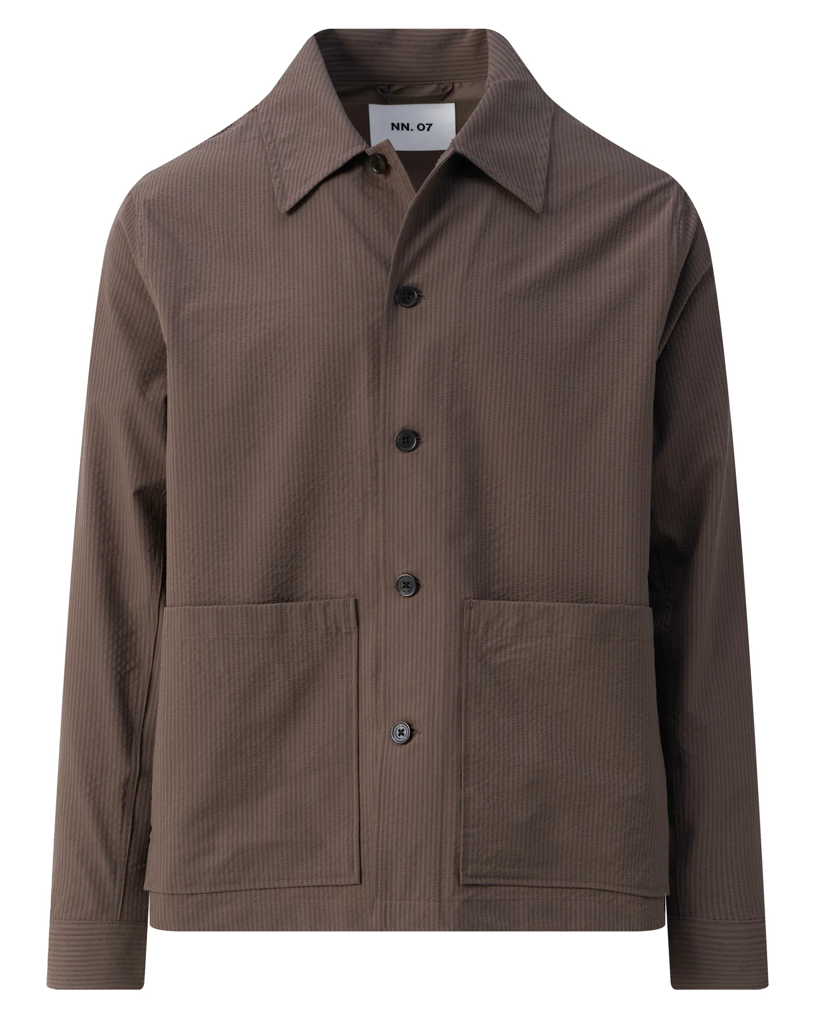 NN07 Blaze Overshirt Bruin 110065-001-L