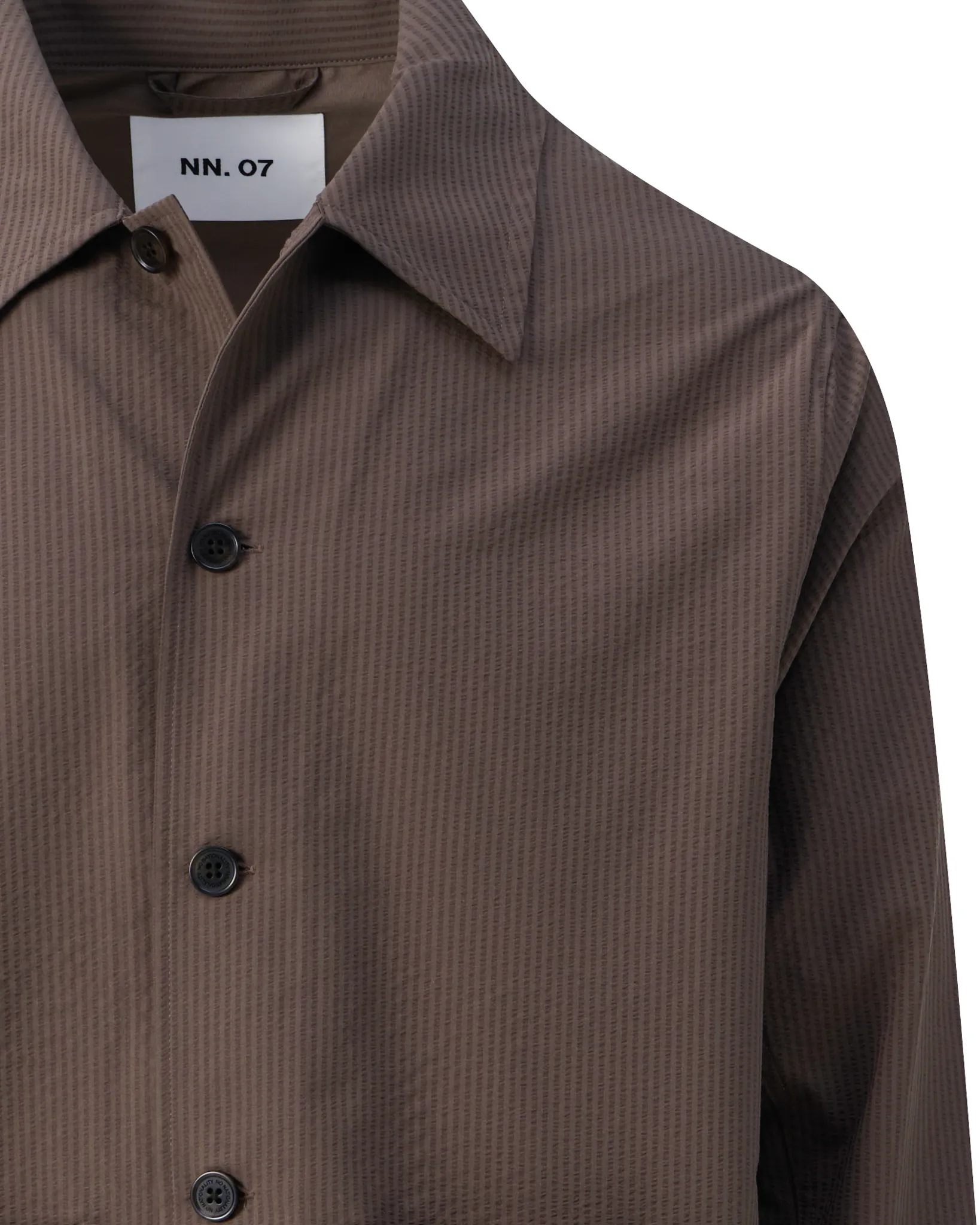 NN07 Blaze Overshirt Bruin 110065-001-L