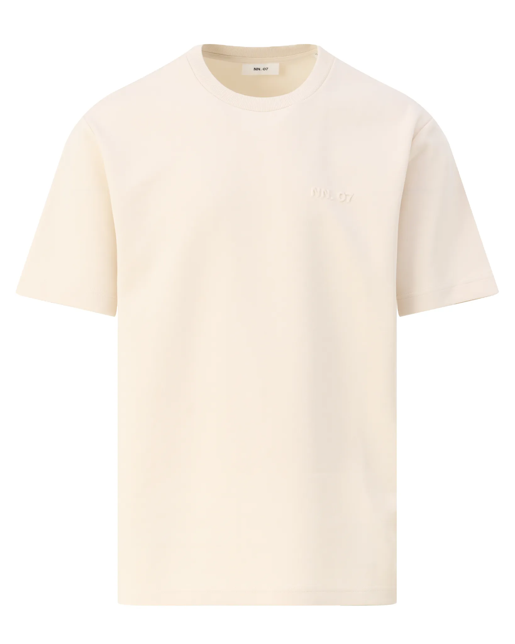 NN07 Nat Logo T-shirt Wit 110068-001-L