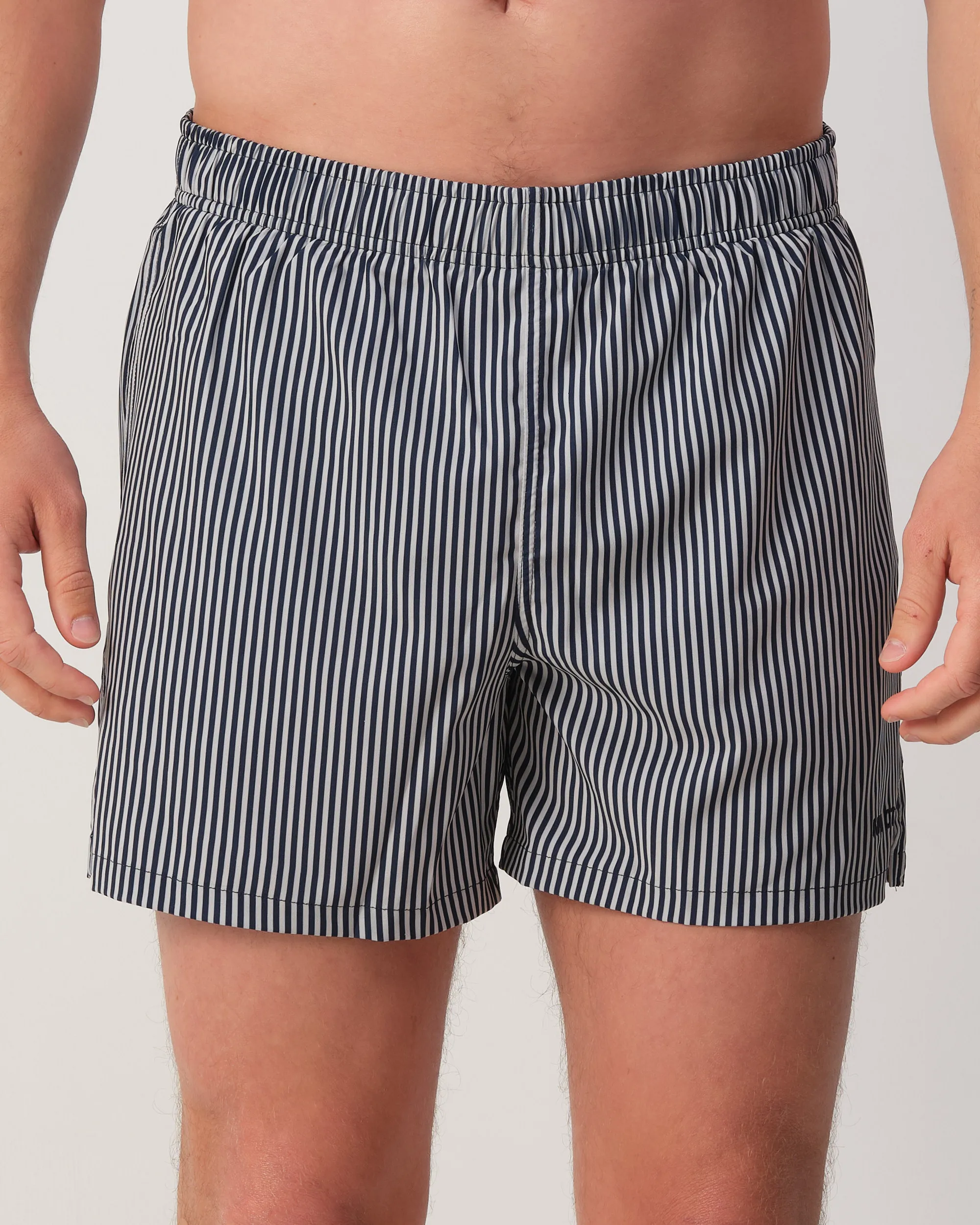 NN07 Holiday Short Blauw streep 110092-001-L
