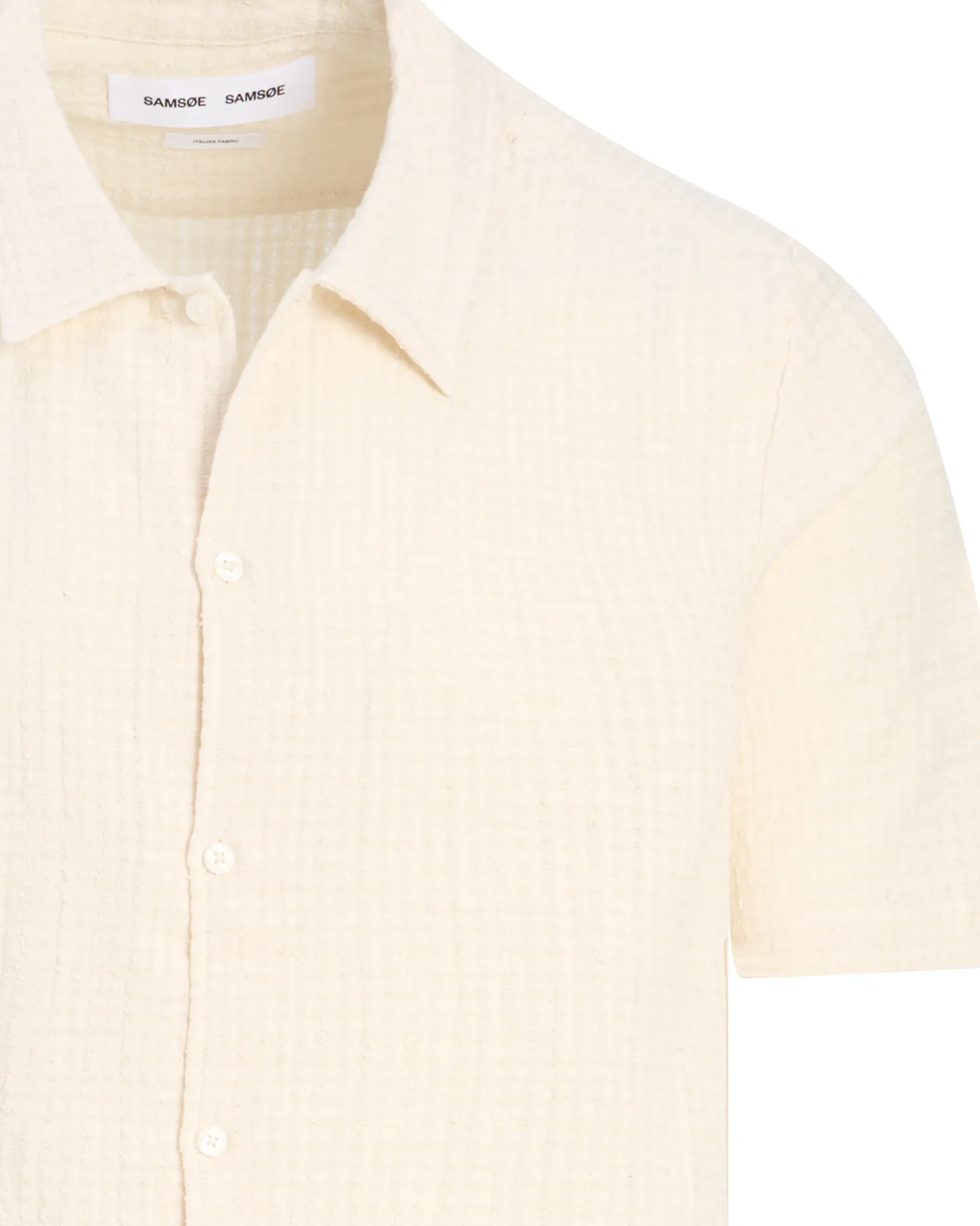 Samsoe & Samsoe Saavan Casual Overhemd Off white 110150-001-L