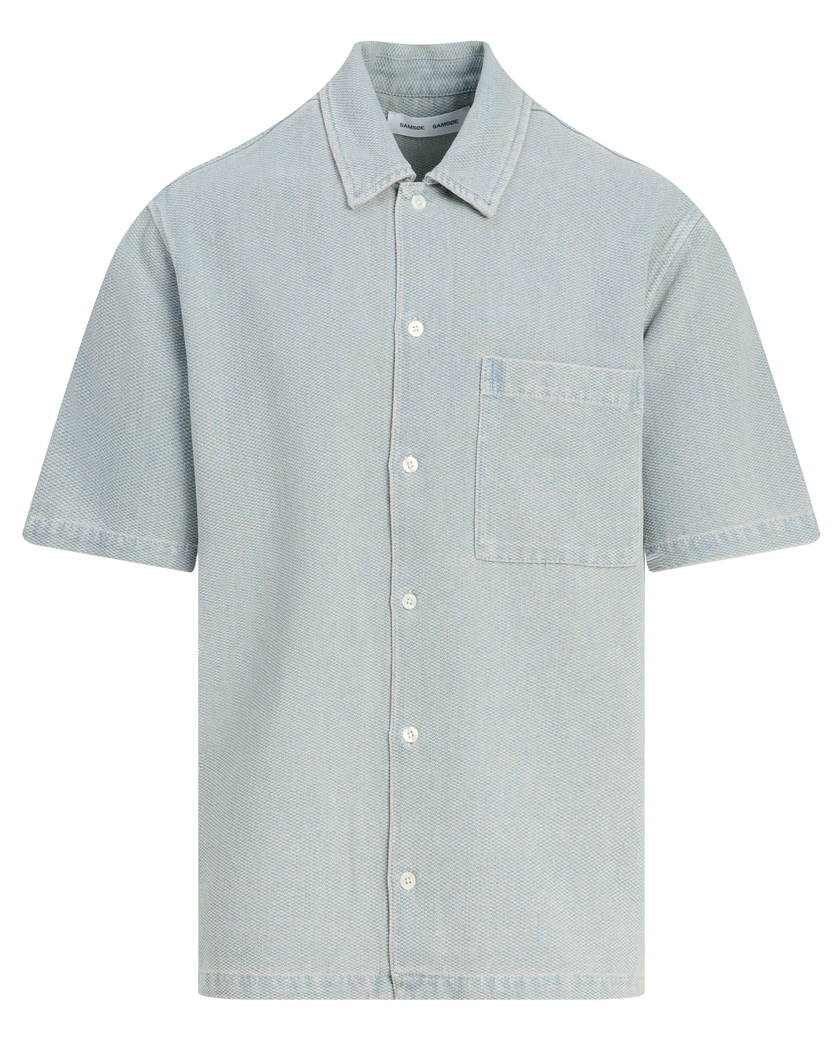 Samsoe & Samsoe Saayo Casual Overhemd Licht blauw 110151-001-L
