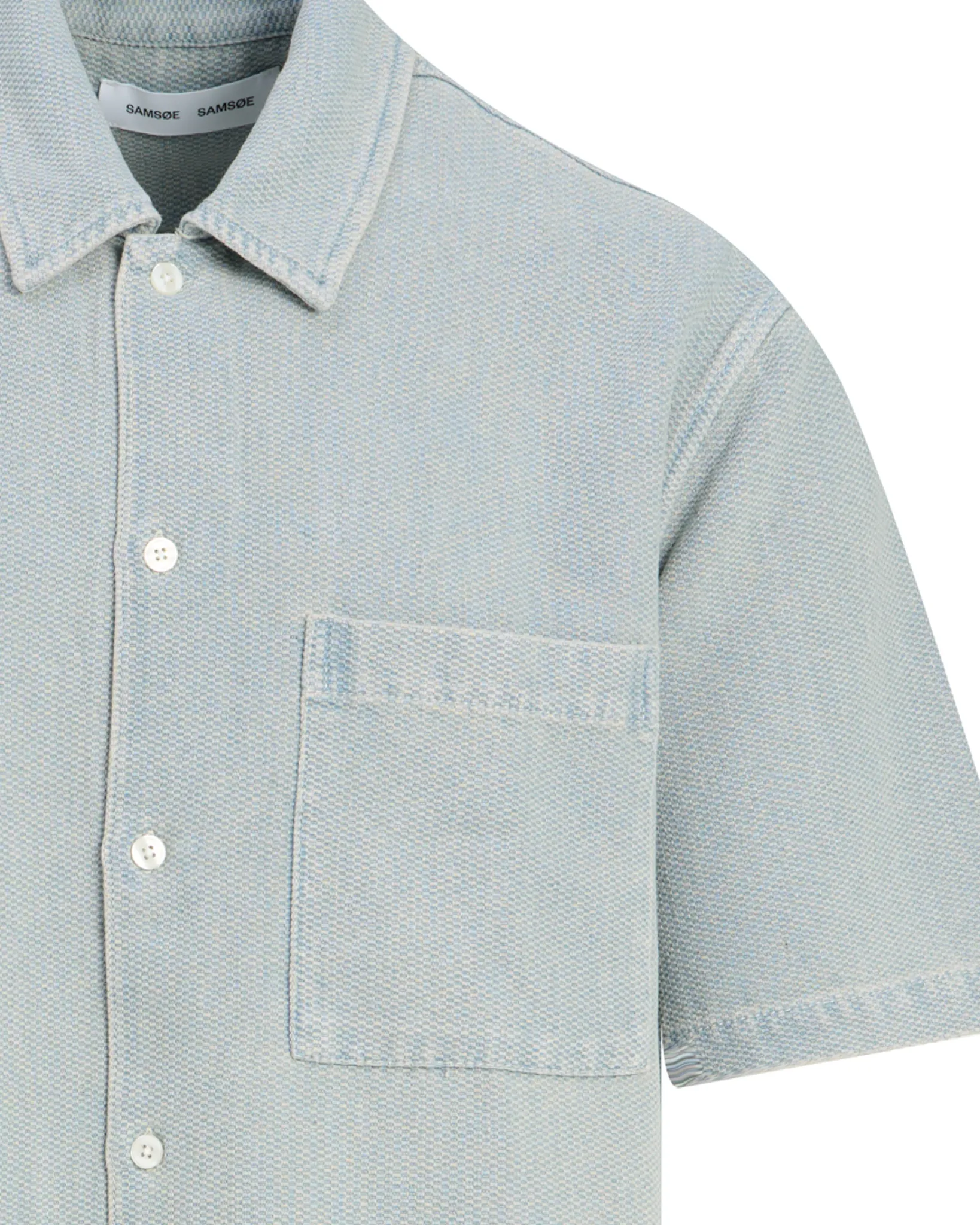 Samsoe & Samsoe Saayo Casual Overhemd Licht blauw 110151-001-L