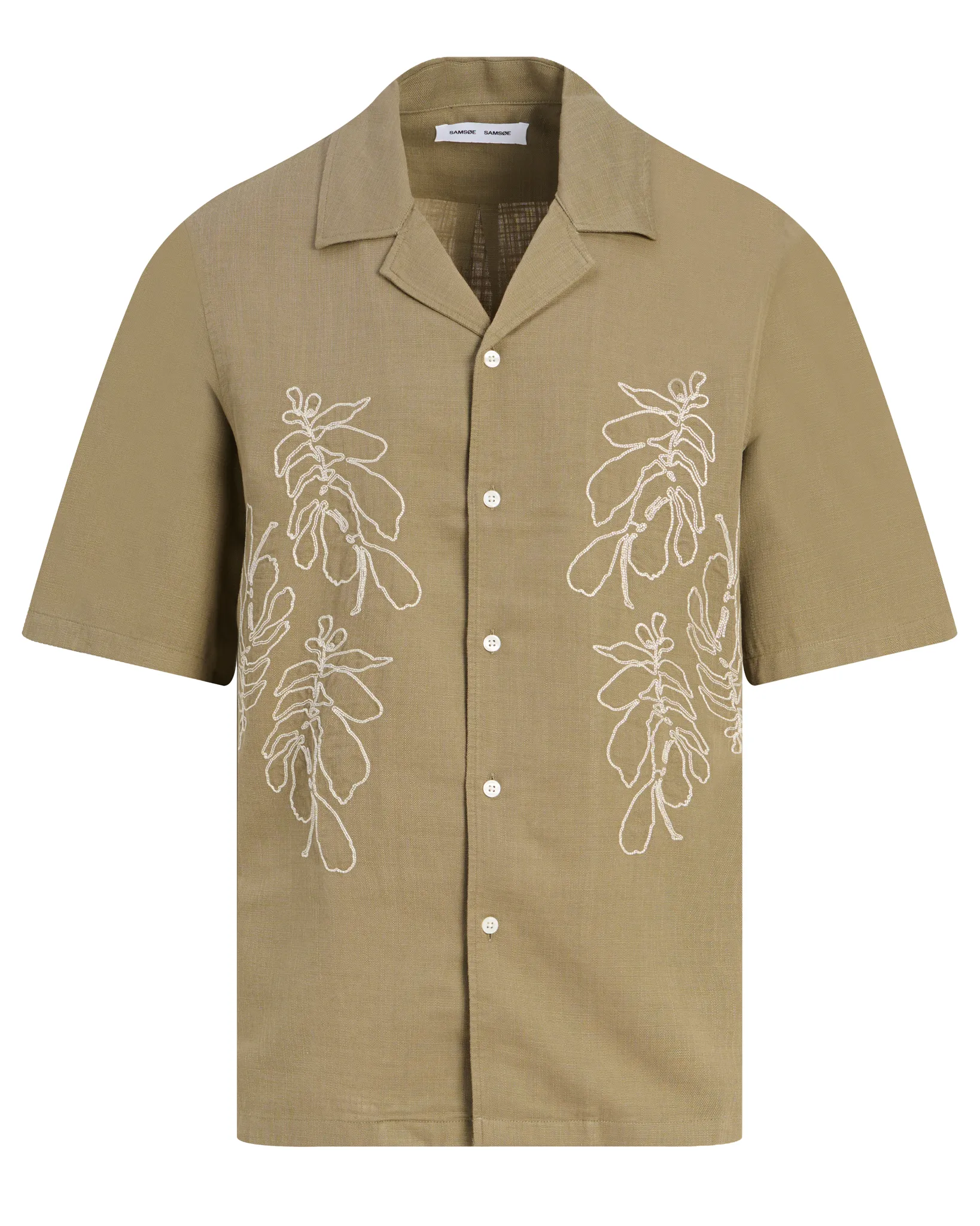Samsoe & Samsoe Saoscar Casual Overhemd Groen 110152-001-L