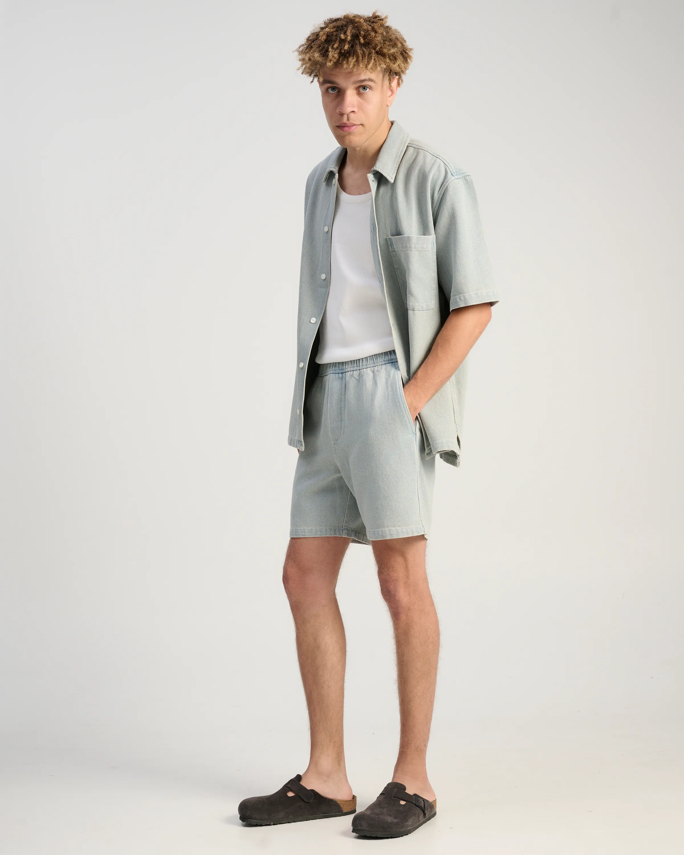 Samsoe & Samsoe Sajabari Short Licht blauw 110155-001-L