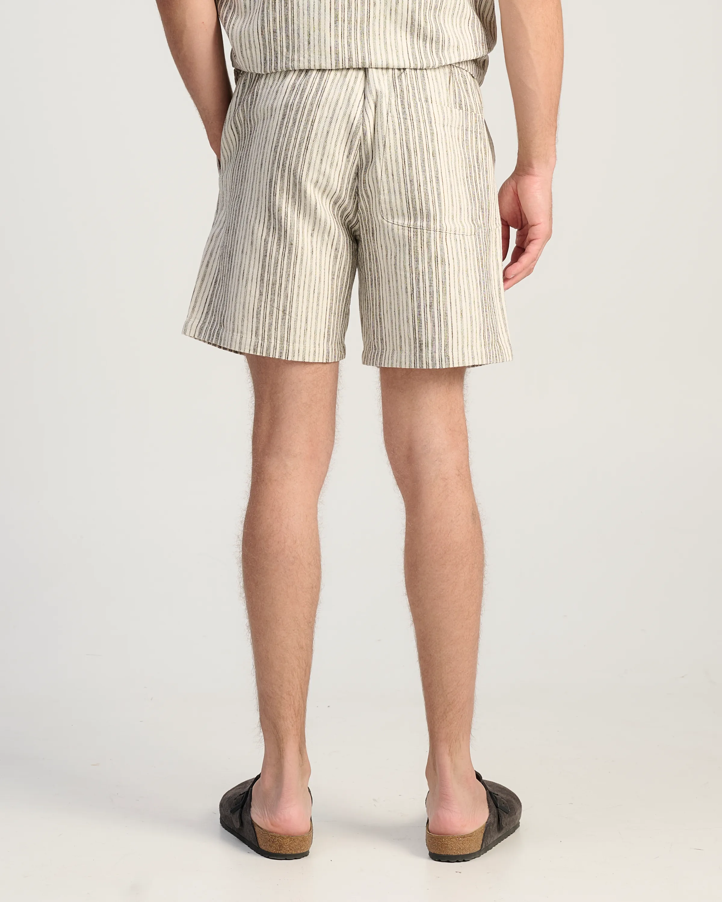 Samsoe & Samsoe Sajabari Fly Short Bruin streep 110156-001-L