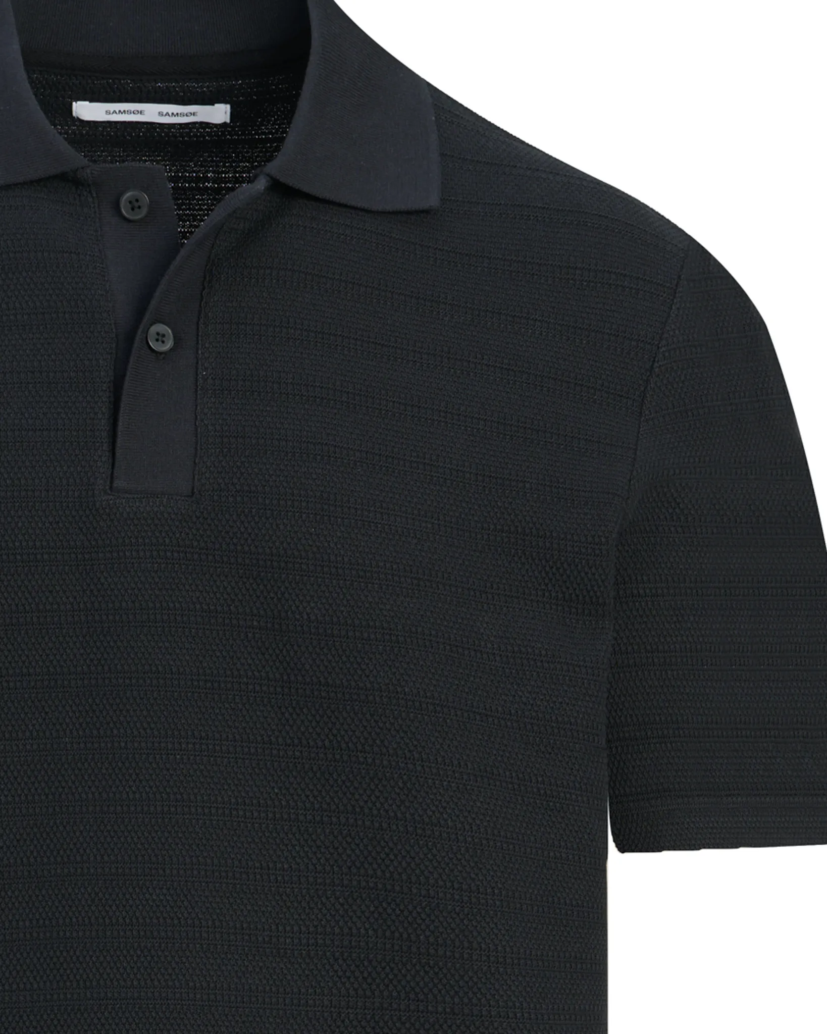 Samsoe & Samsoe Sajase Polo  Zwart 110157-001-L