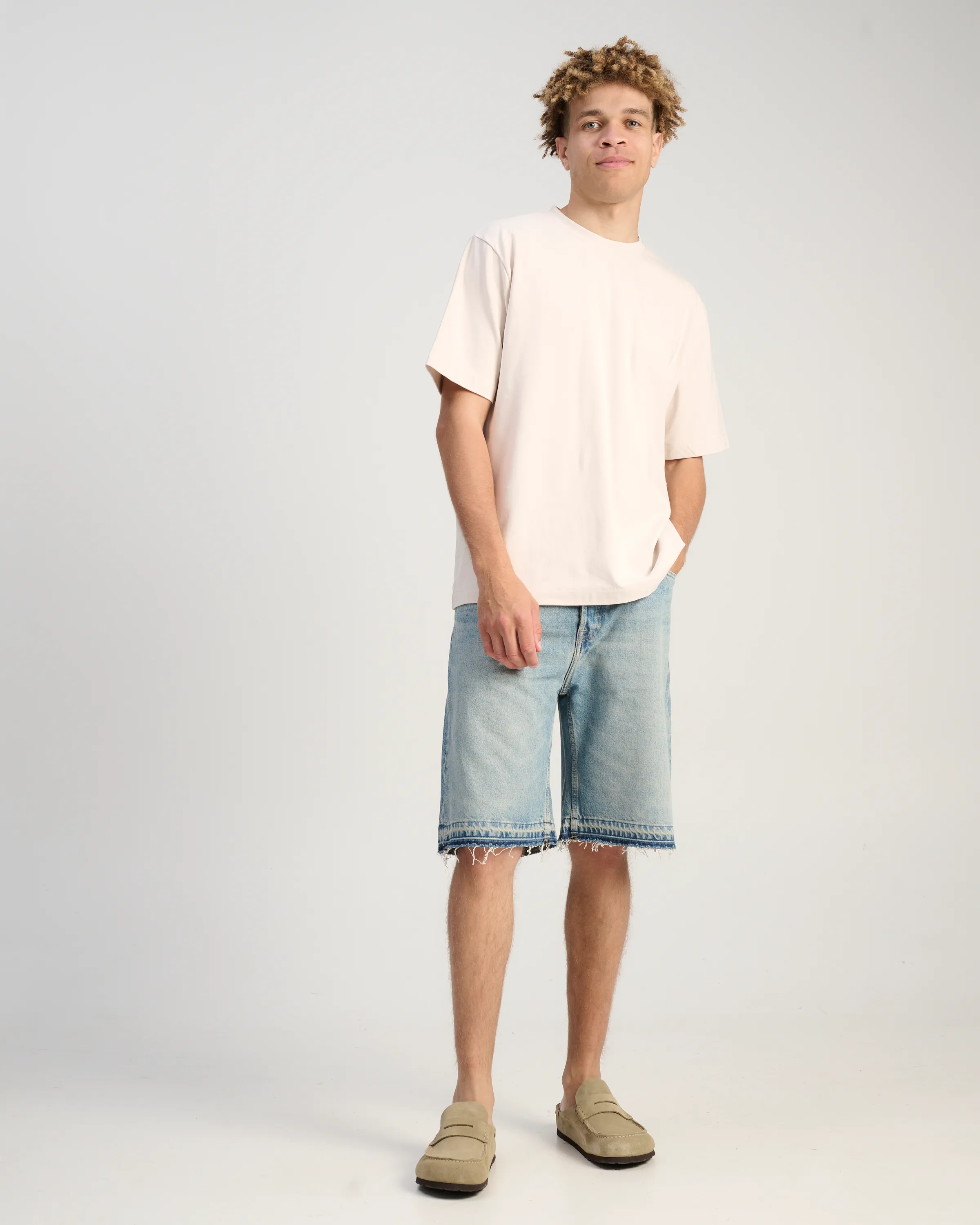 Samsoe & Samsoe Saeddie Short Blauw 110159-001-L
