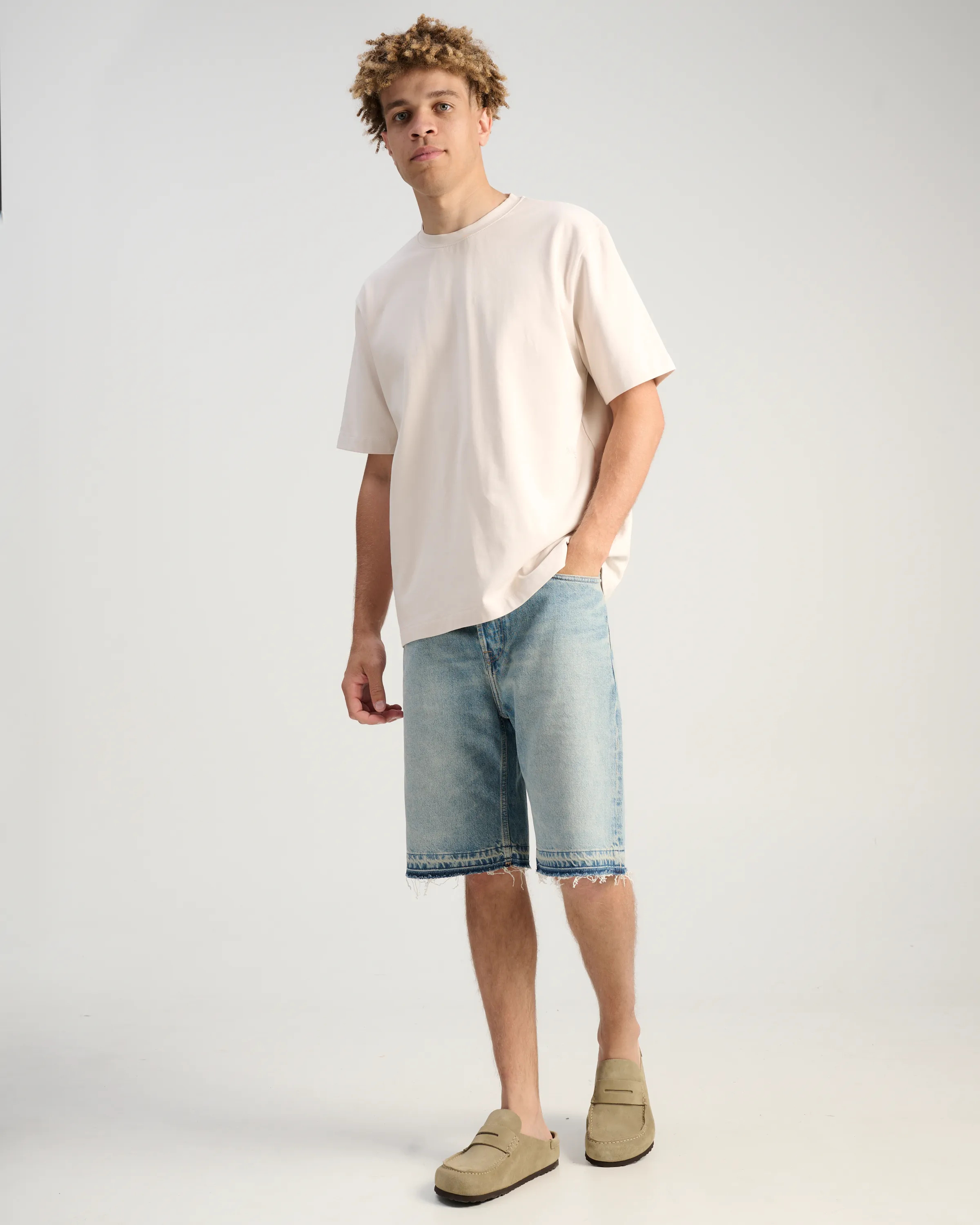 Samsoe & Samsoe Saeddie Short Blauw 110159-001-L