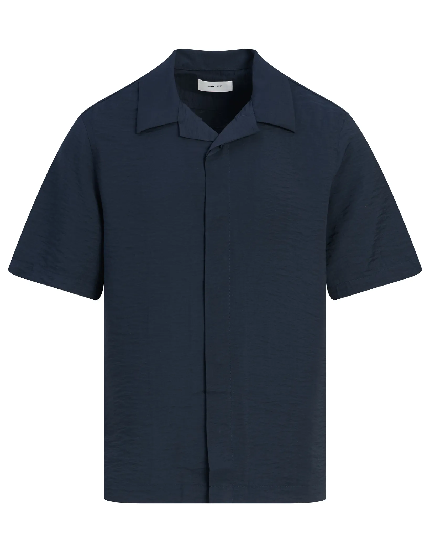 NN07 Hank Casual Overhemd Donker blauw 110170-001-L