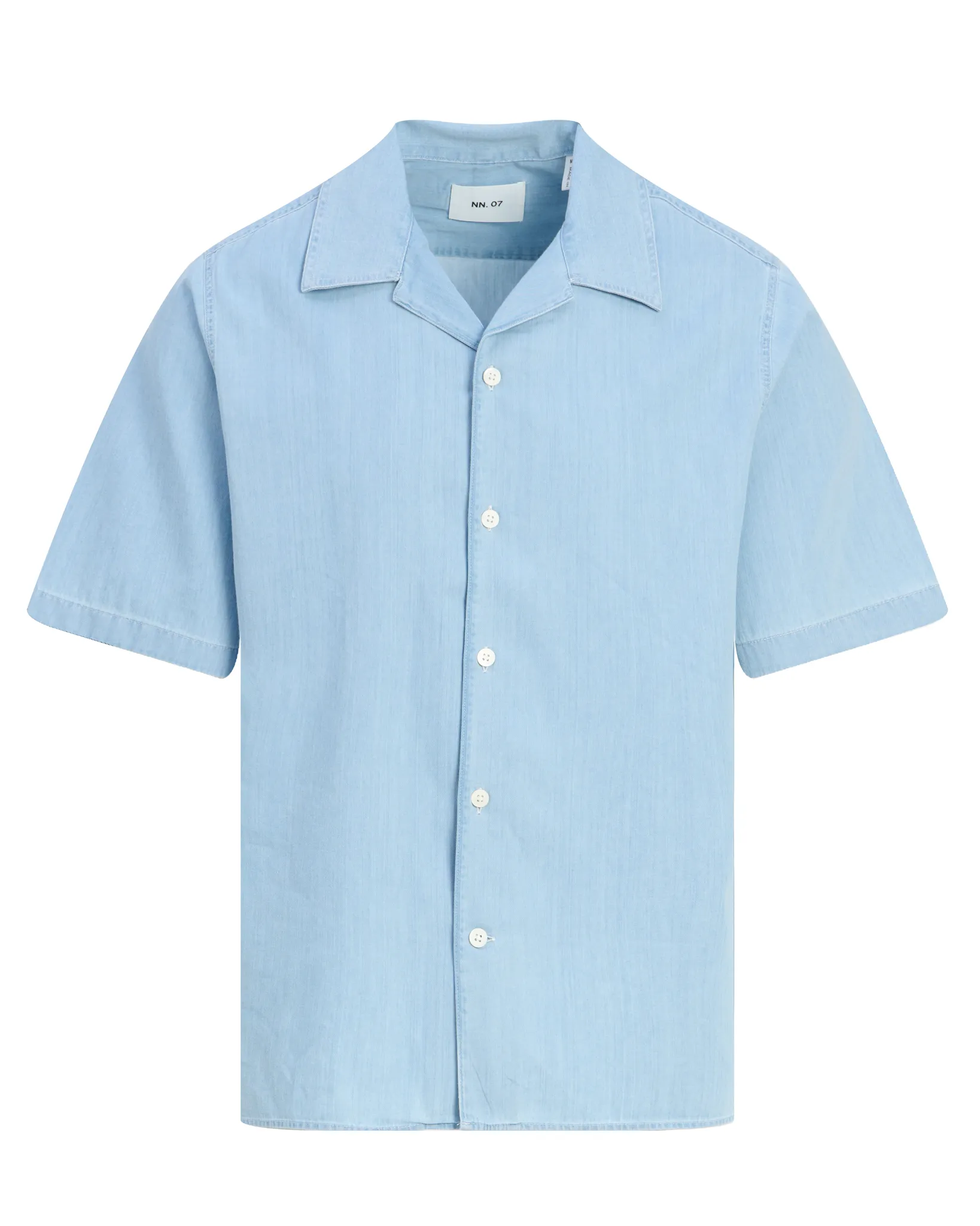 NN07 Julio Casual Overhemd Licht blauw 110173-001-L