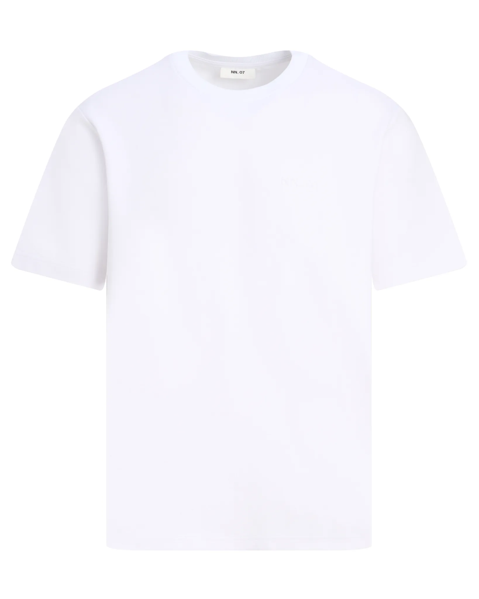 NN07 Nat Logo T-shirt  Wit 110178-001-L