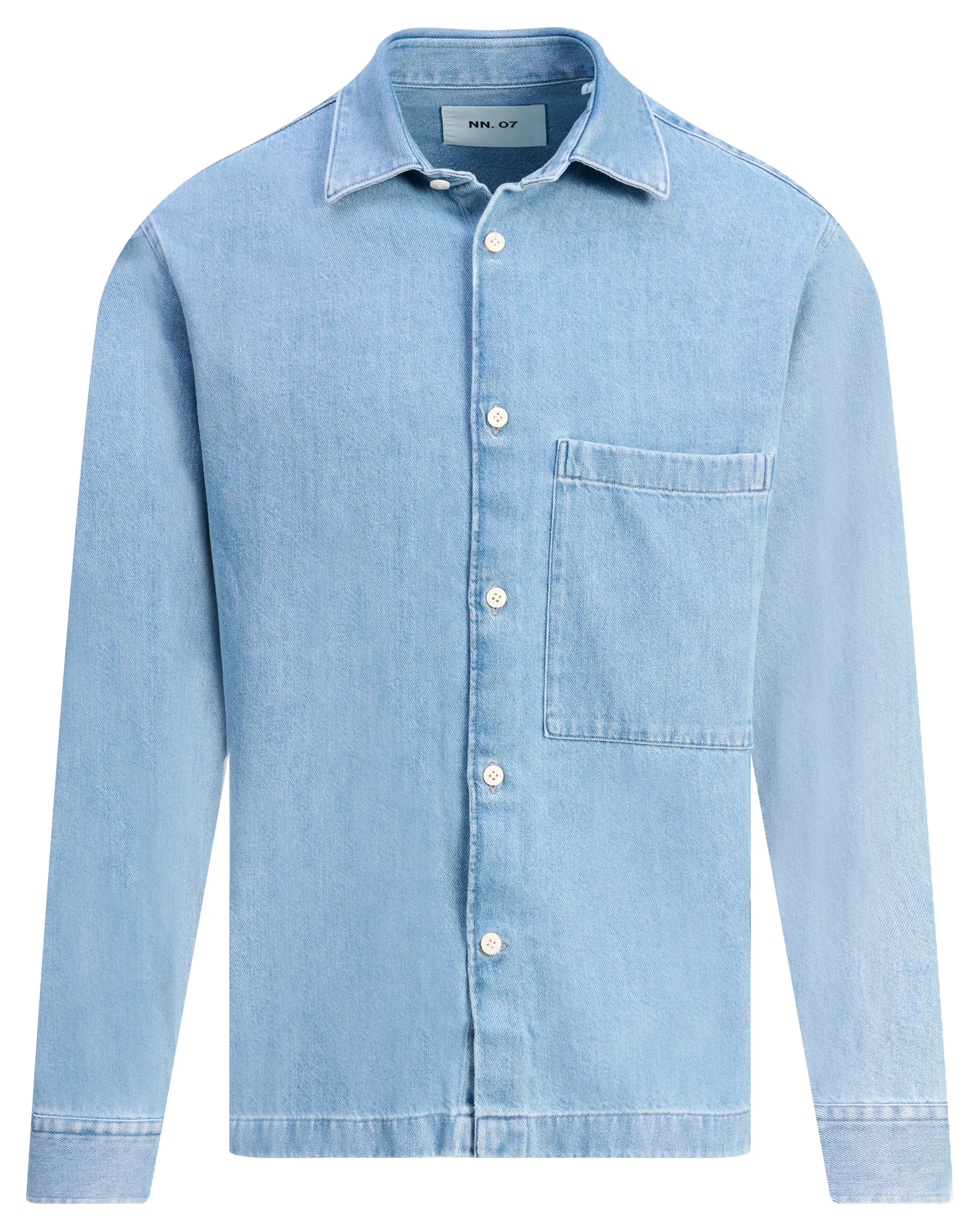 NN07 Freddy Overshirt Blauw 110189-001-L