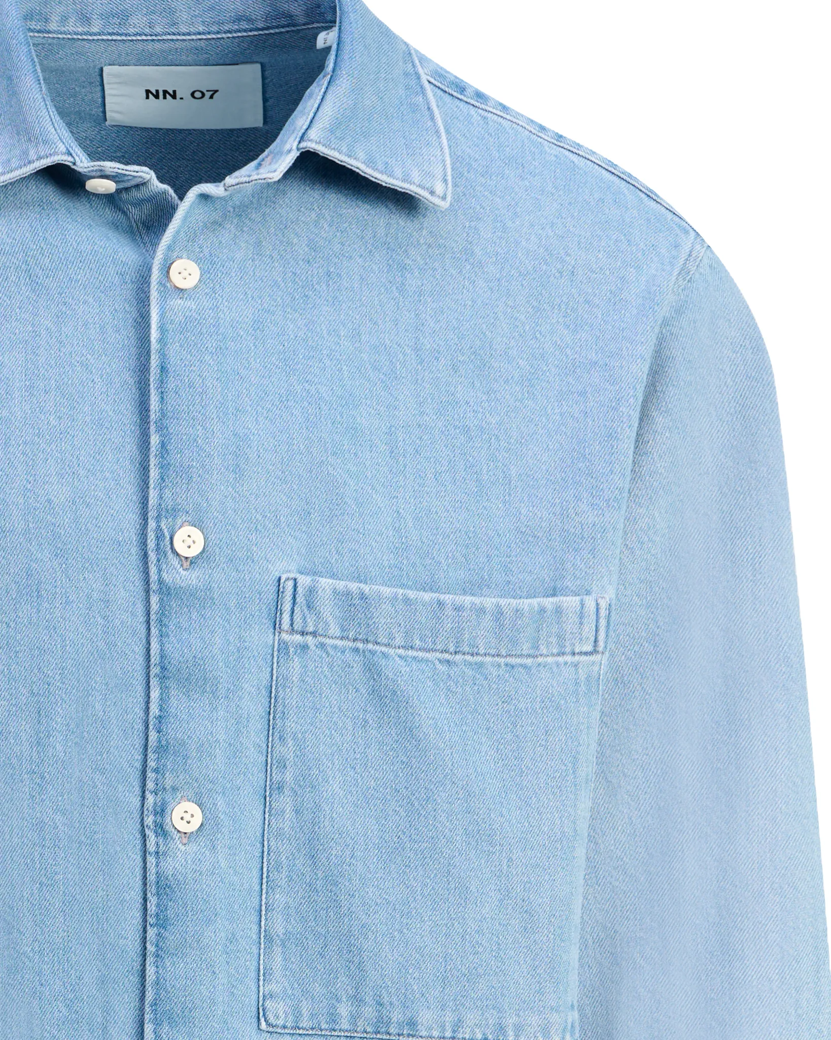 NN07 Freddy Overshirt Blauw 110189-001-L