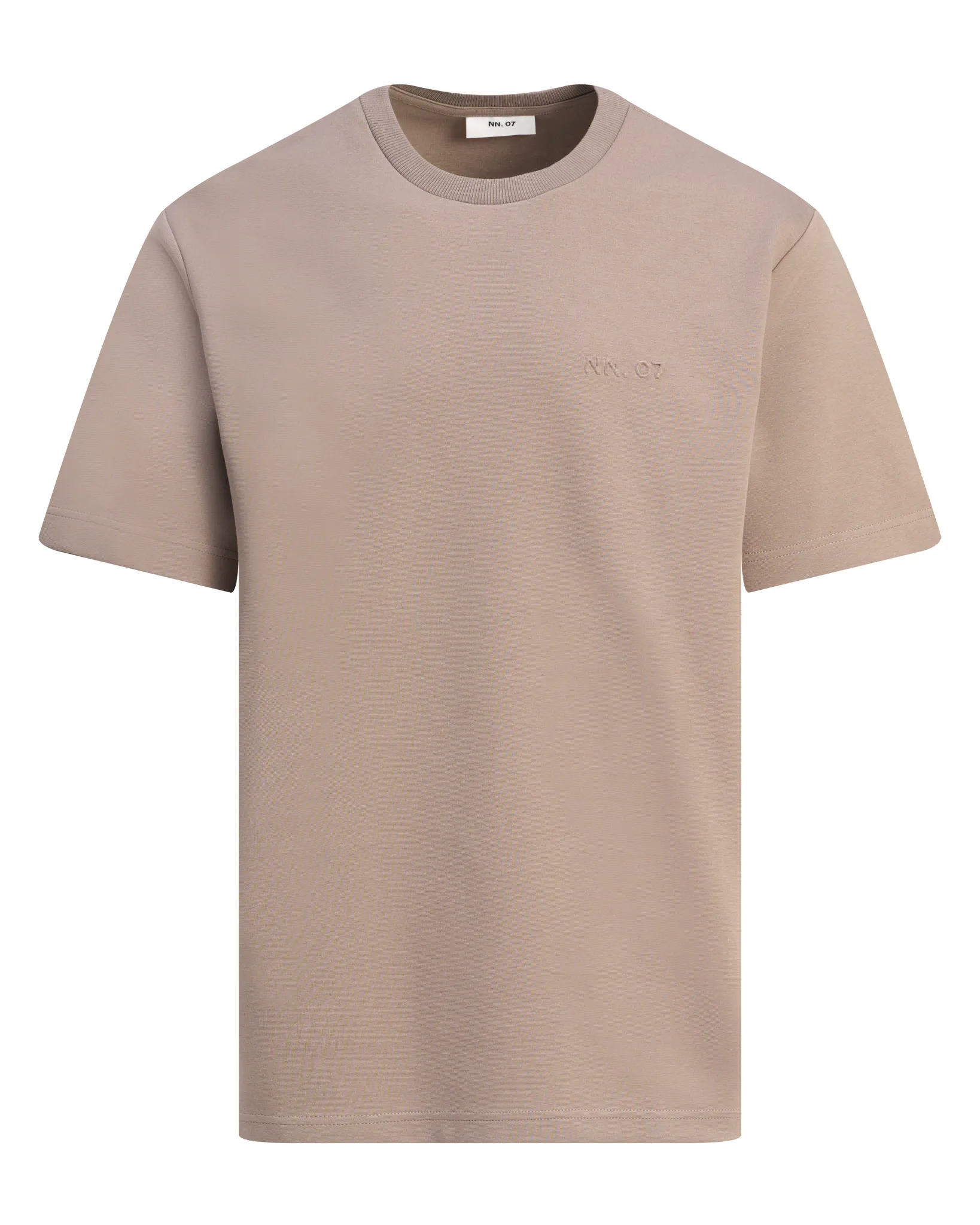 NN07 Nat Logo T-shirt  Grijs 110192-001-L