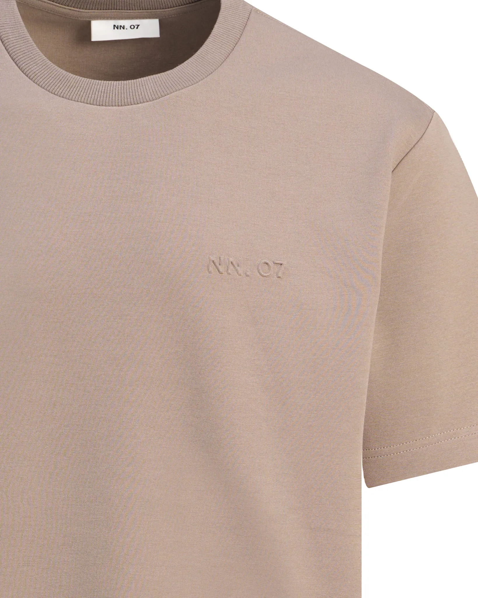 NN07 Nat Logo T-shirt  Grijs 110192-001-L