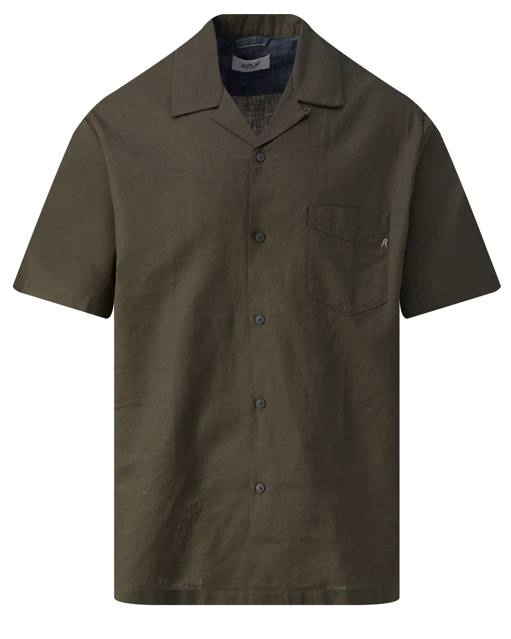 Replay Casual shirt Groen 110210-001-L