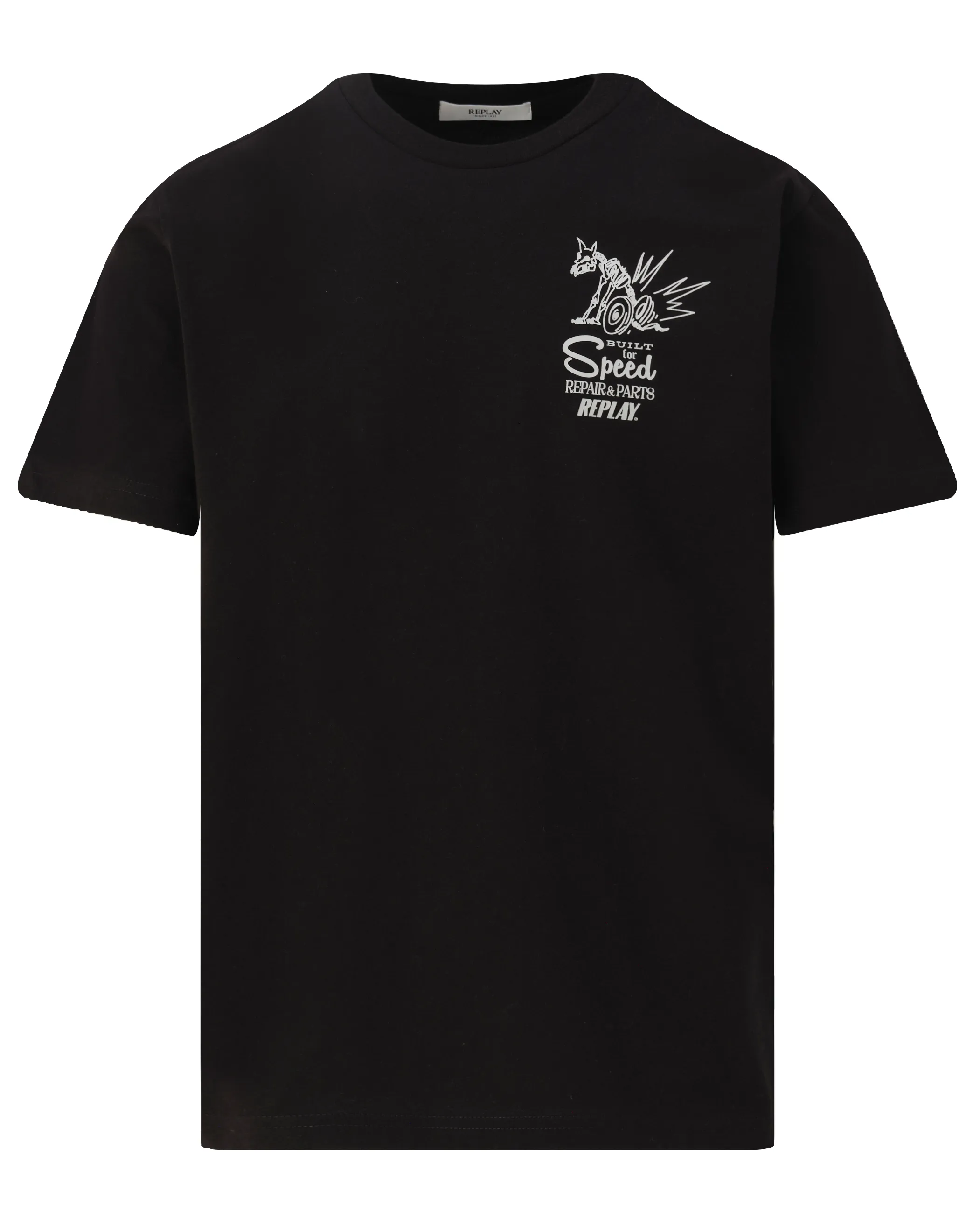 Replay T-shirt Zwart 110211-001-L