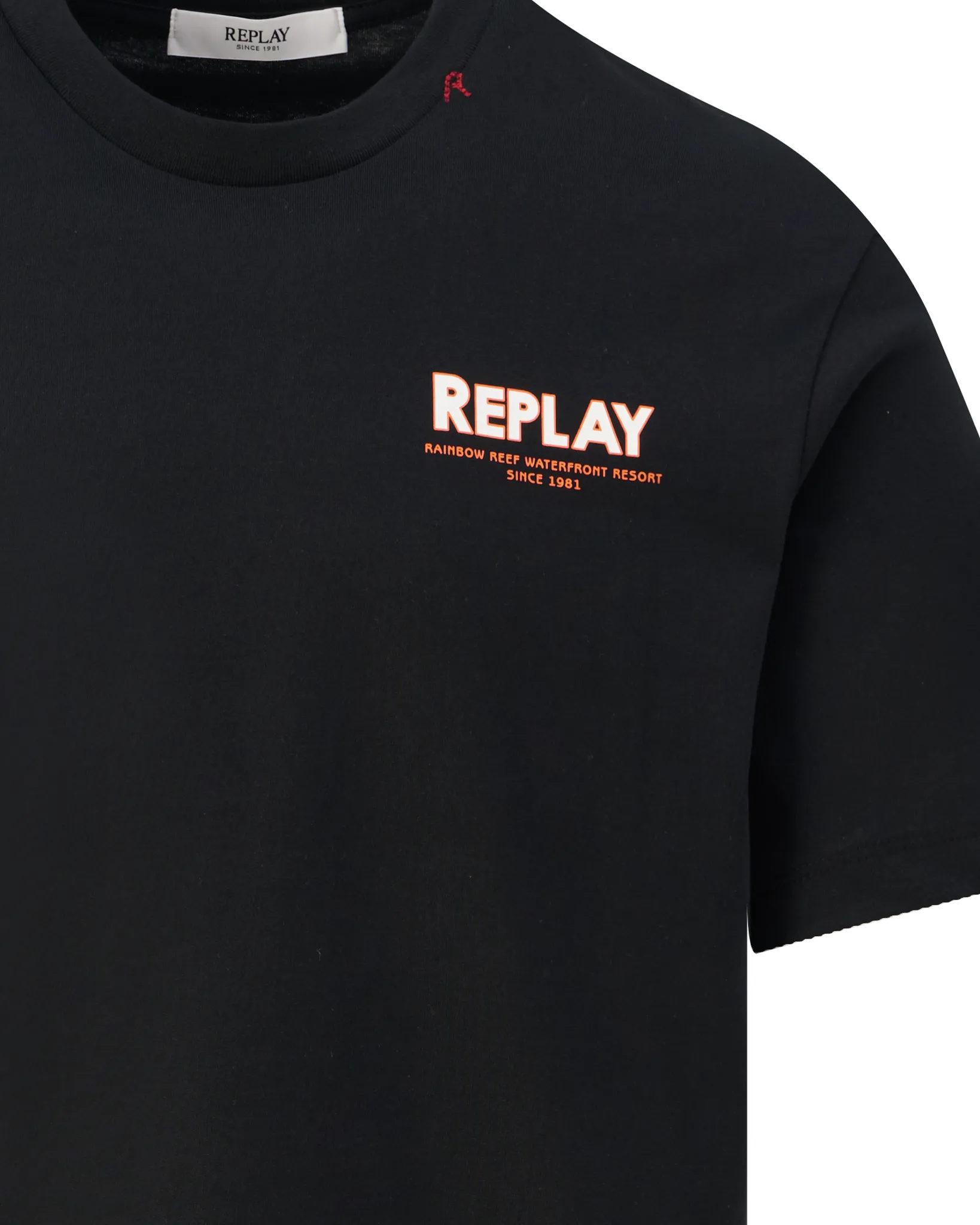 Replay T-shirt Zwart 110217-001-L