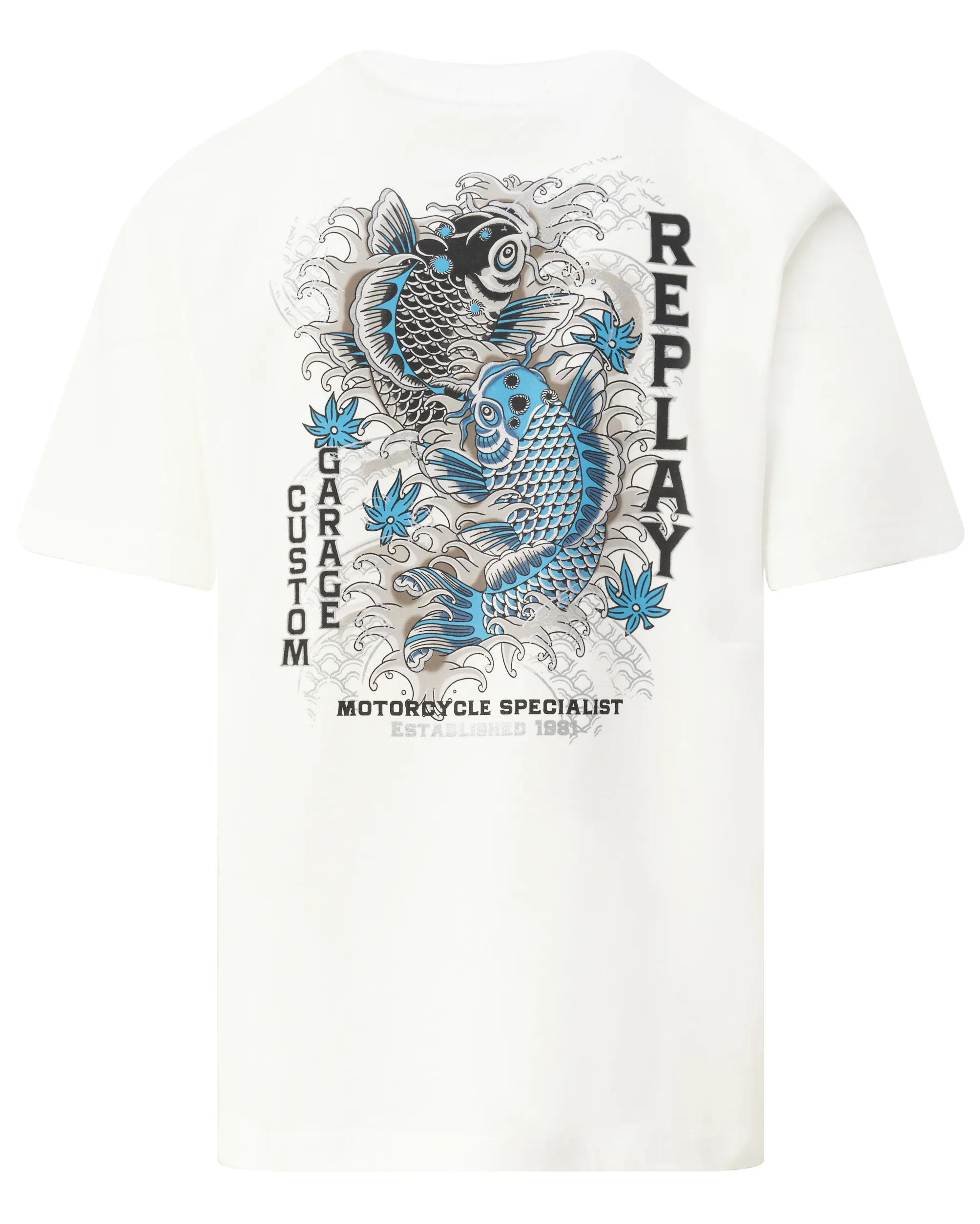 Replay T-shirt Grijs 110219-001-L