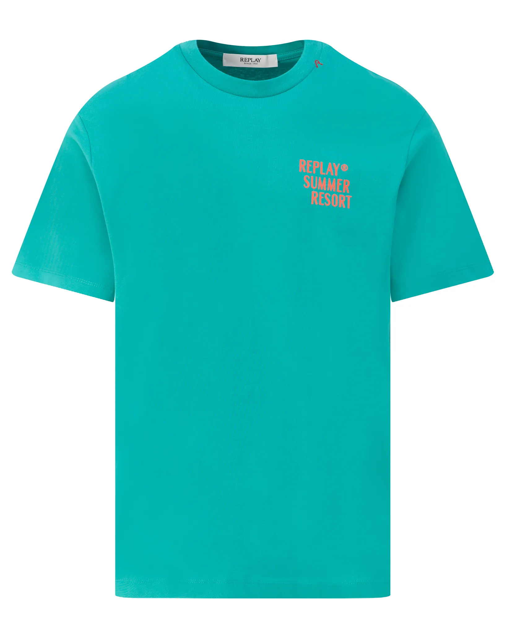 Replay T-shirt  Blauw 110224-001-L
