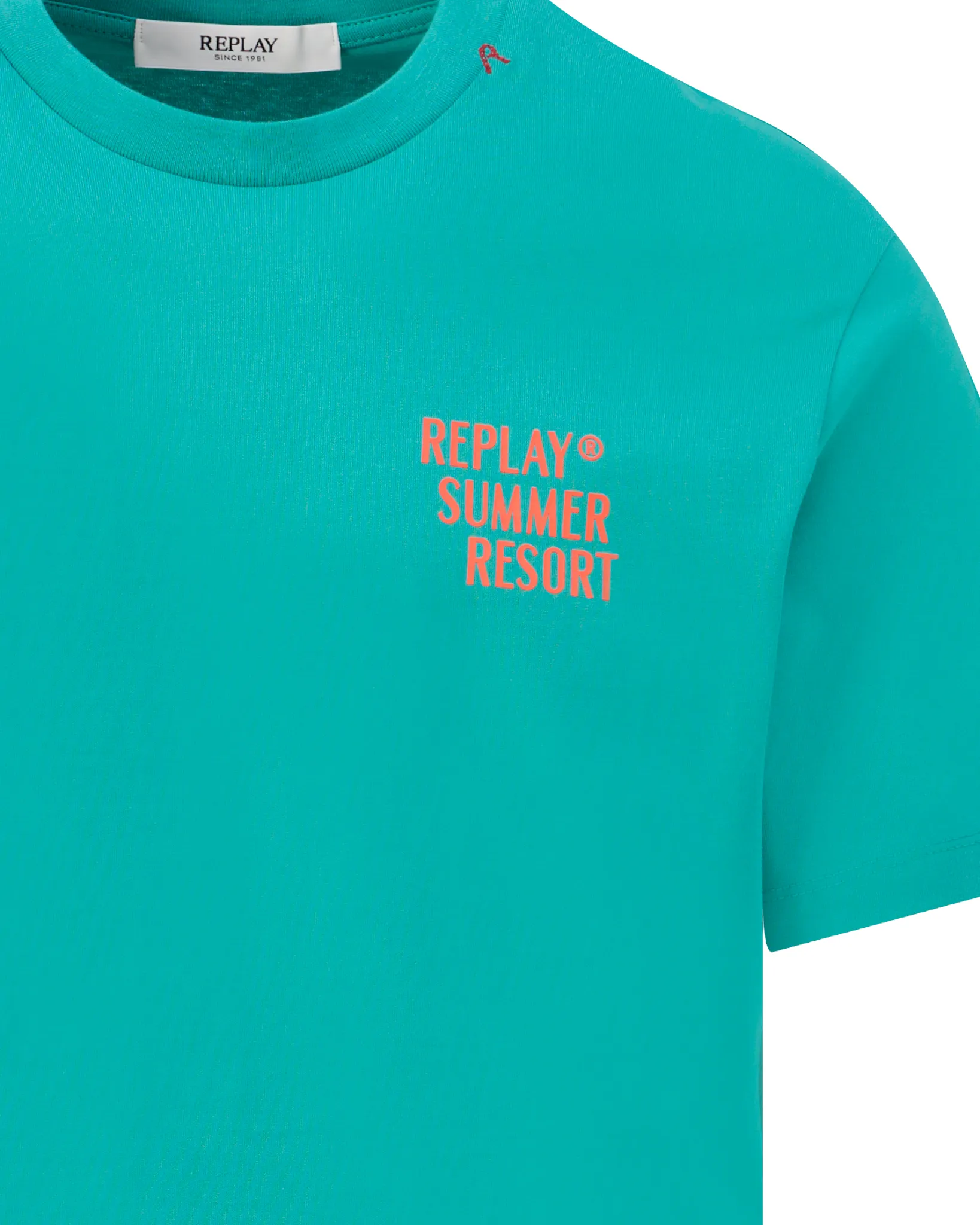 Replay T-shirt  Blauw 110224-001-L