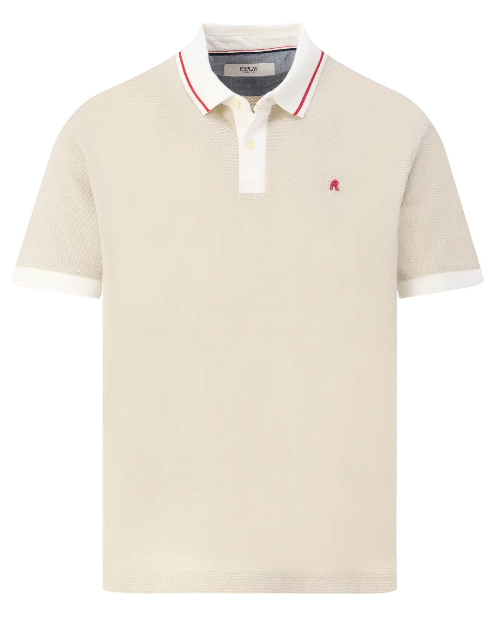 Replay Polo Ecru 110234-001-L