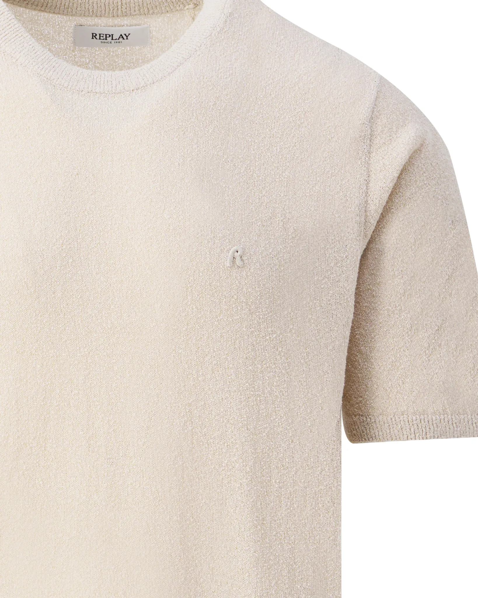 Replay T-shirt Ecru 110235-001-L