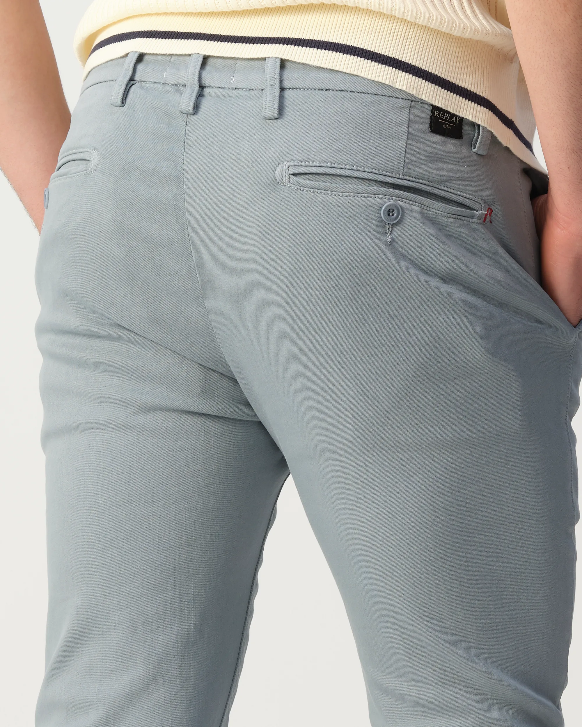 Replay Zeumar Chino Blauw 110237-001-29/32