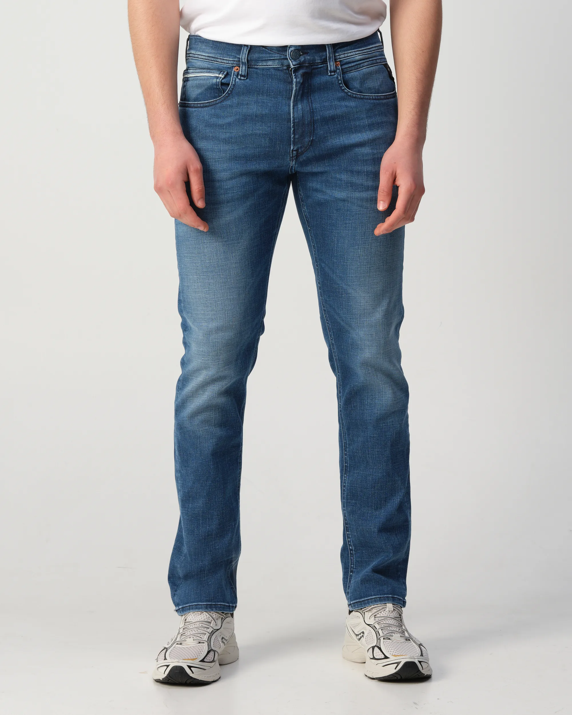 Replay Grover Hyperflex Jeans Blauw 110243-001-28/32