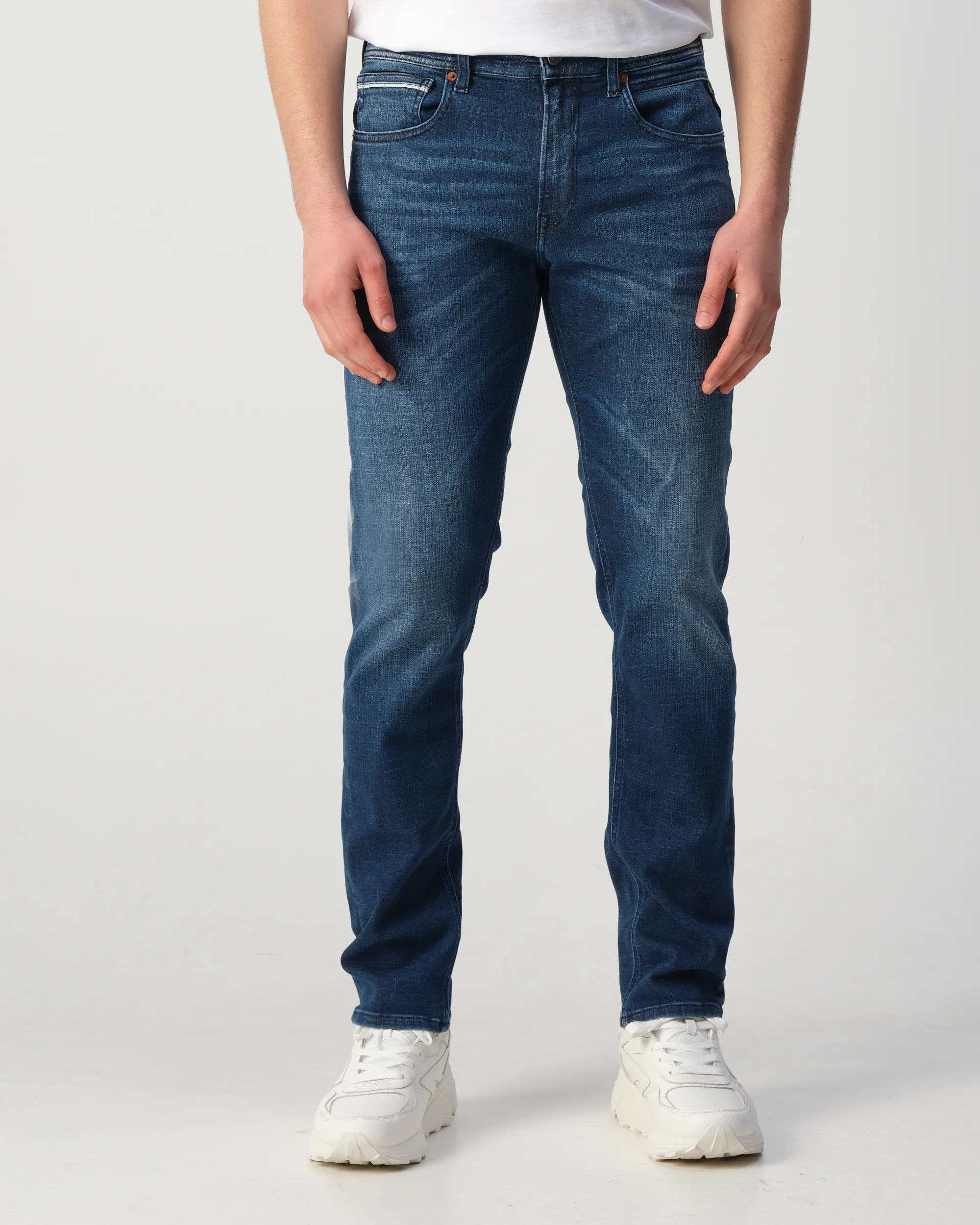 Replay Grover Hyperflex Jeans Blauw 110245-001-28/32