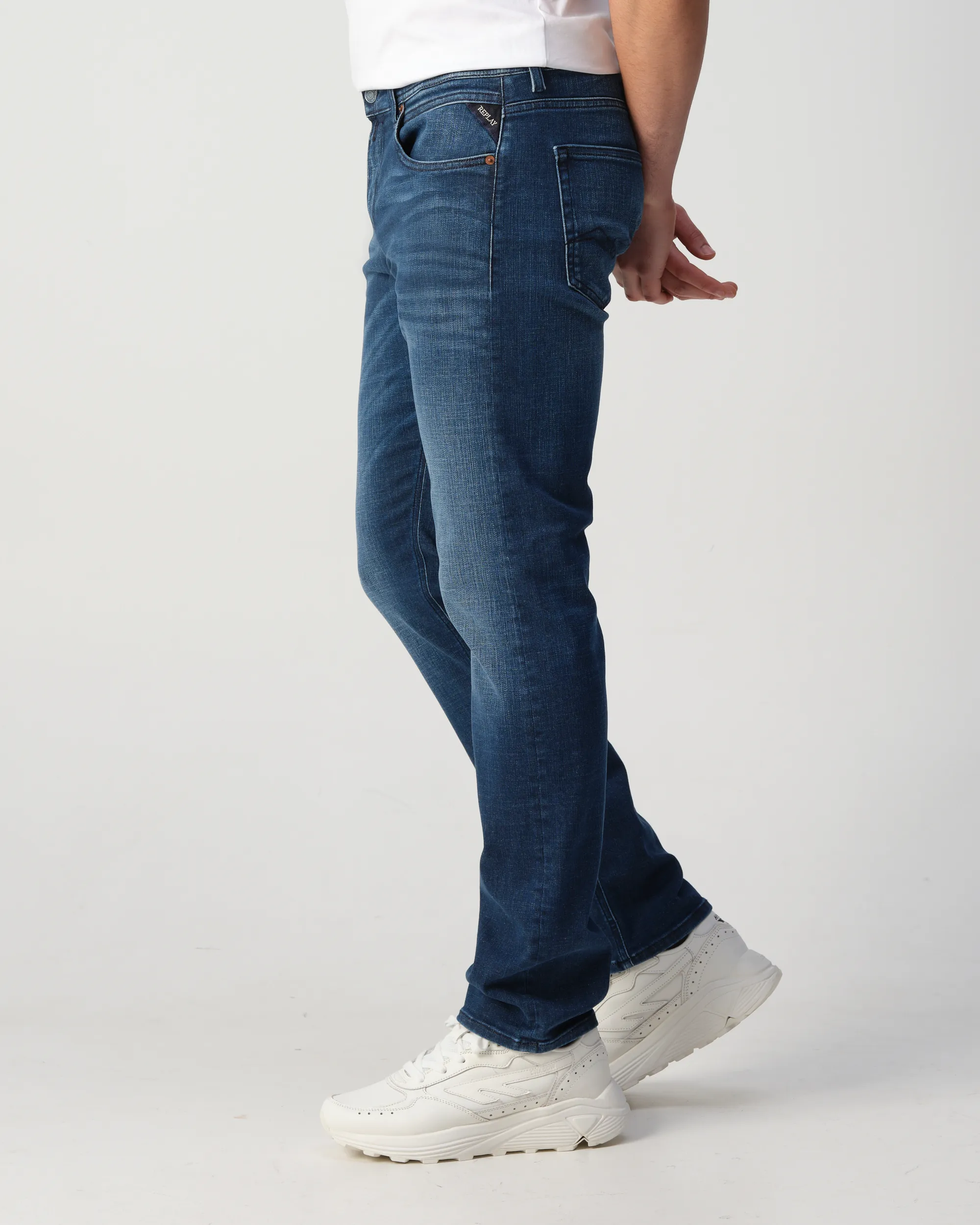Replay Grover Hyperflex Jeans Blauw 110245-001-28/32
