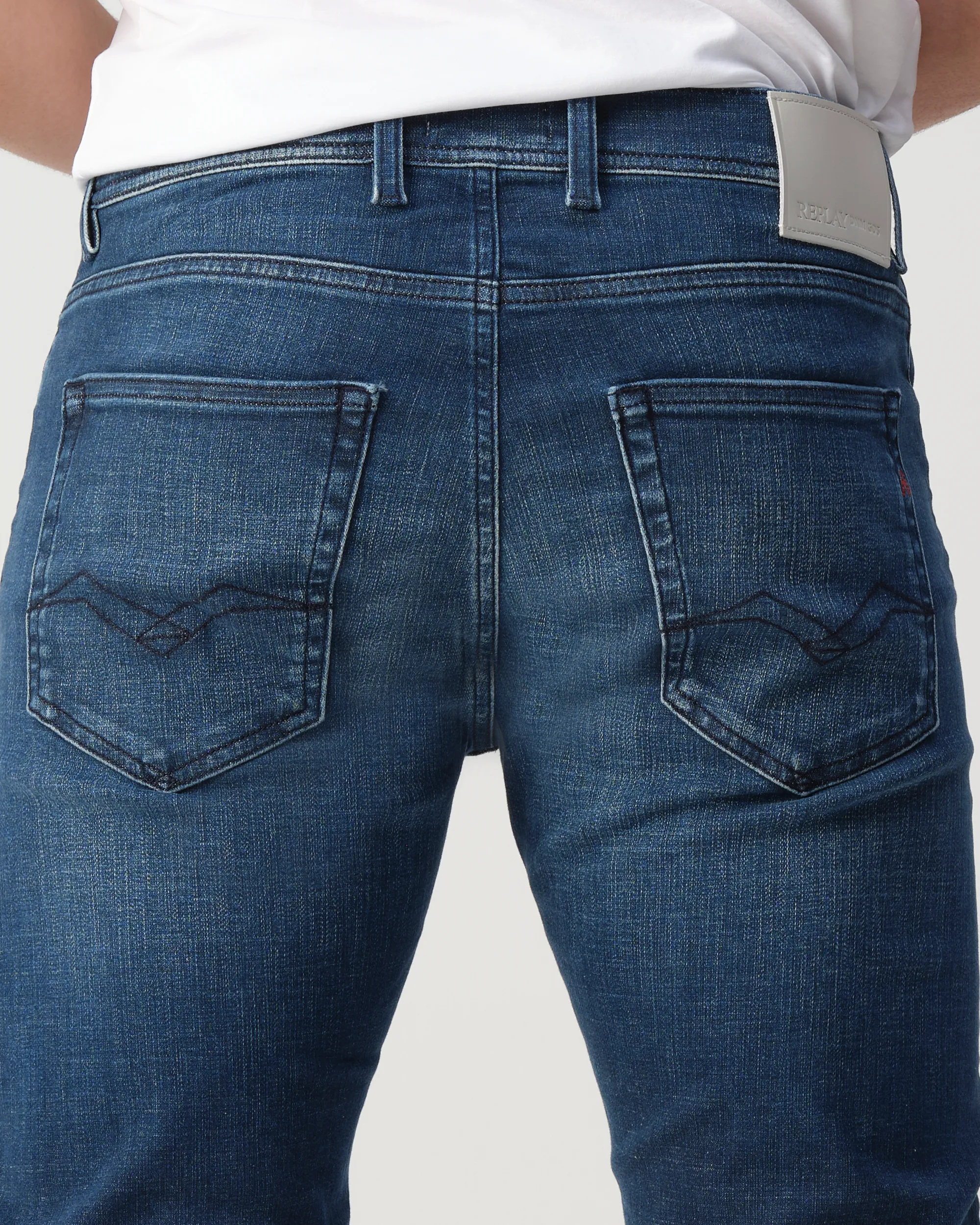 Replay Grover Hyperflex Jeans Blauw 110245-001-28/32