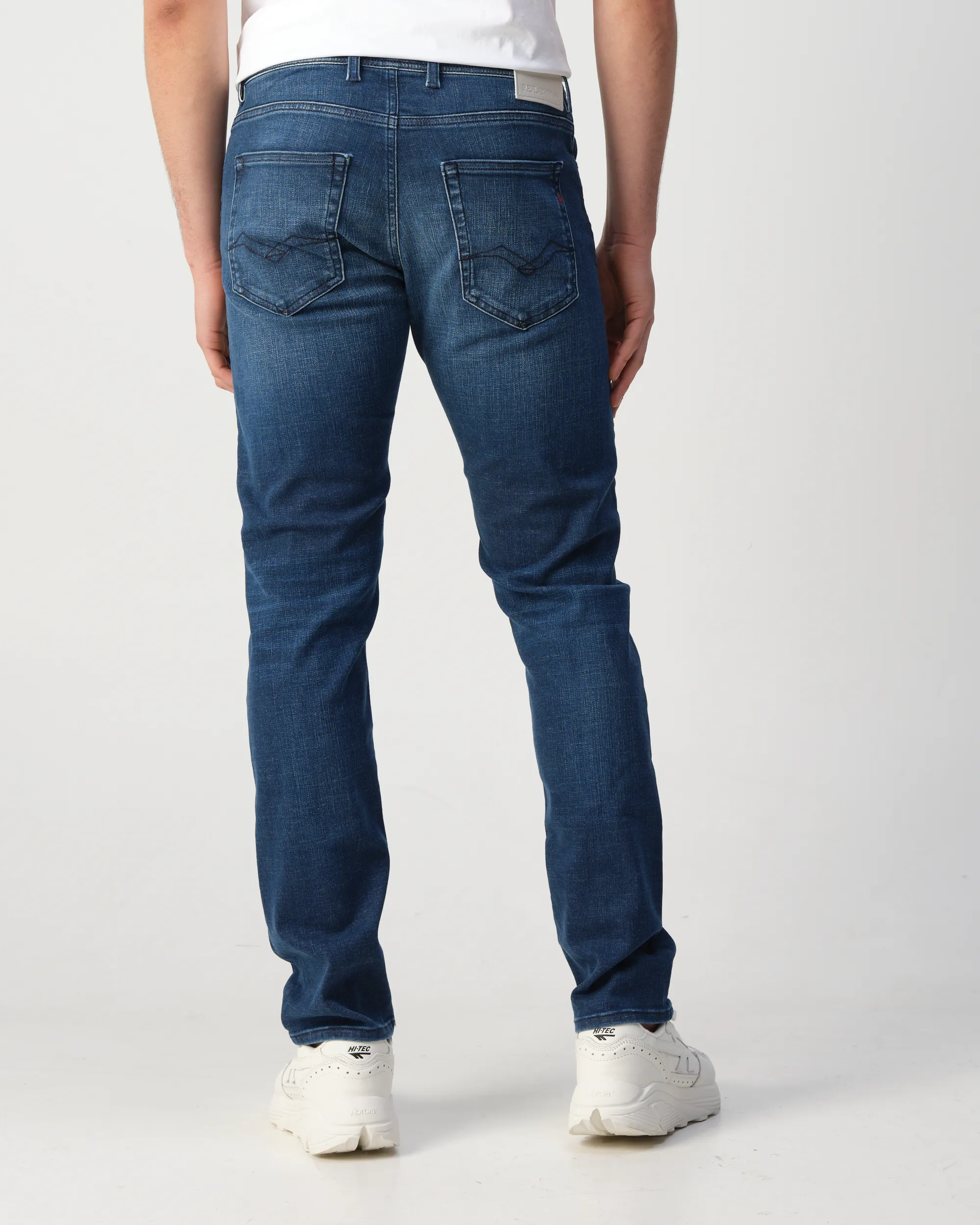 Replay Grover Hyperflex Jeans Blauw 110245-001-28/32