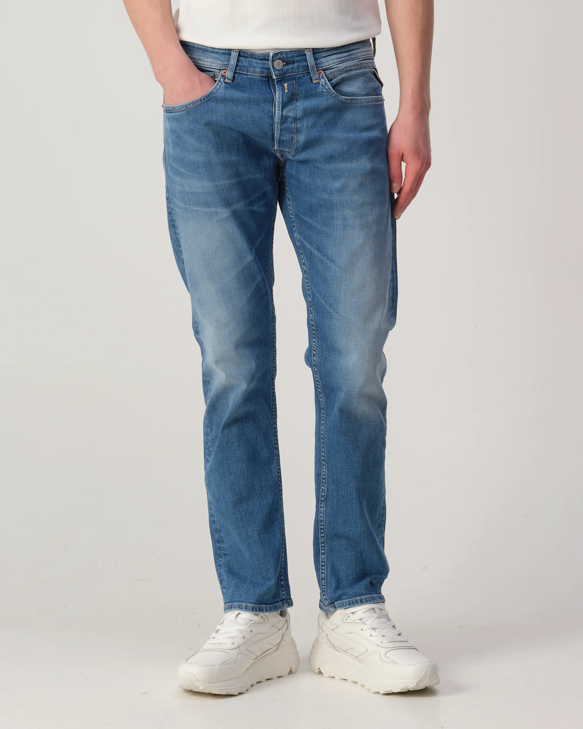 Replay Grover 573 Jeans Blauw 110246-001-28/32