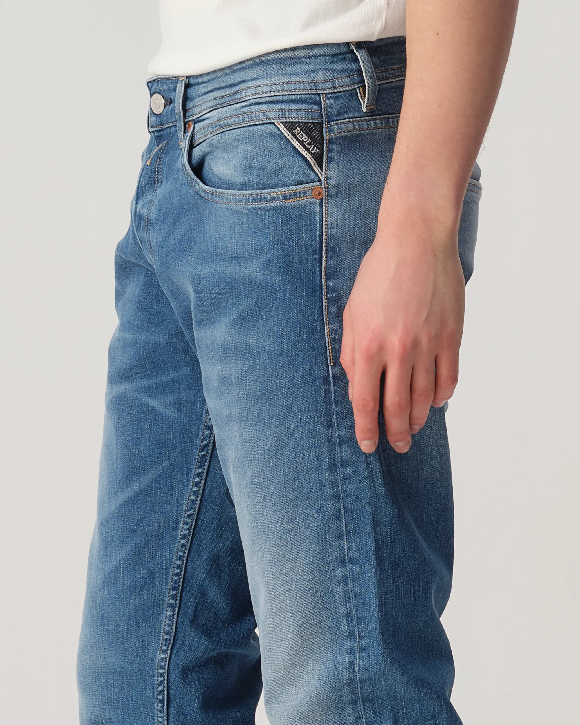 Replay Grover 573 Jeans Blauw 110246-001-28/32