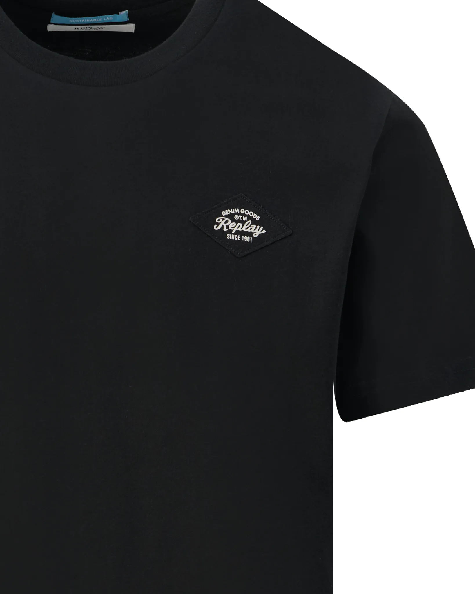 Replay T-shirt Zwart 110249-001-L