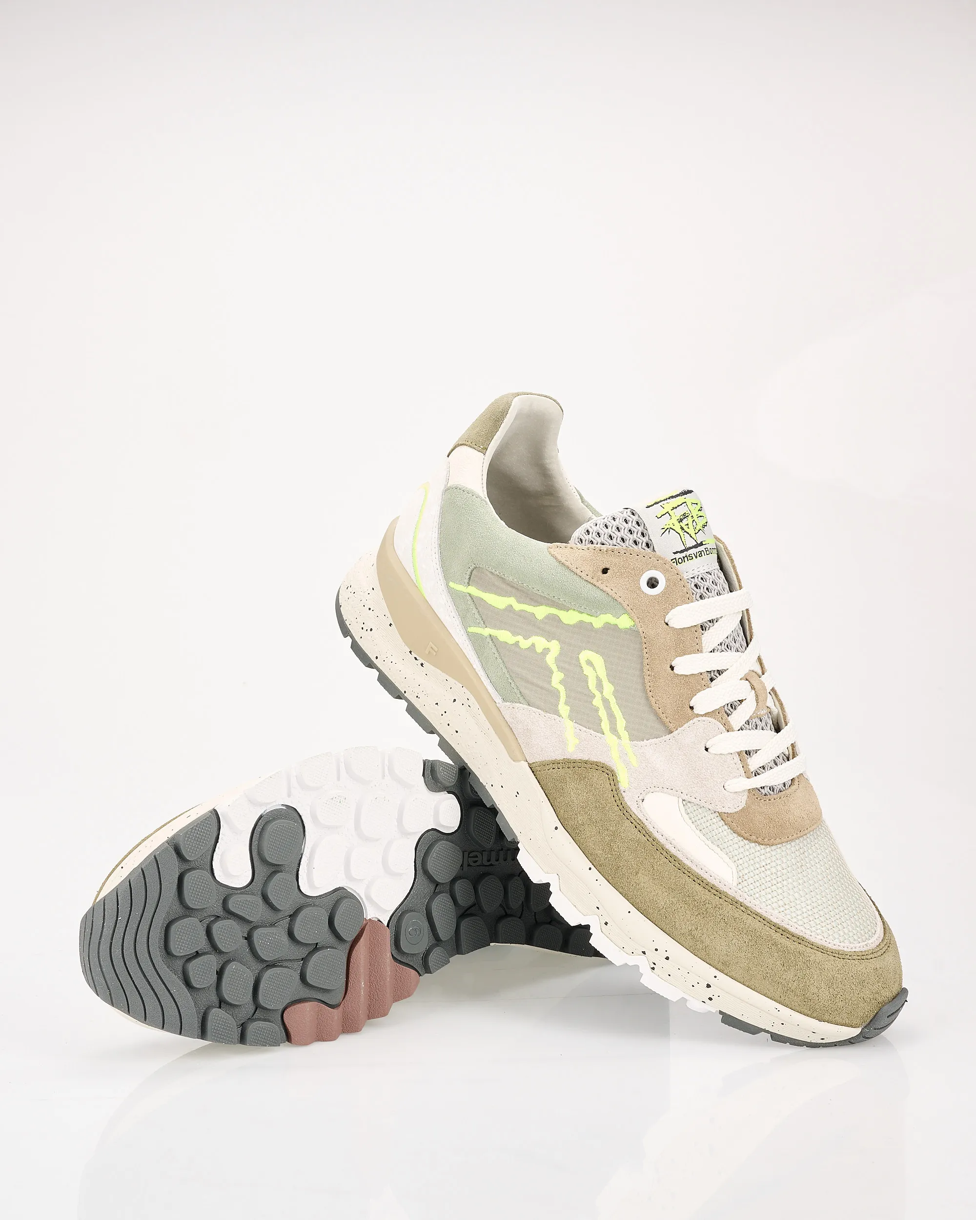 Floris van Bommel Sneakers Donker bruin 110265-001-10