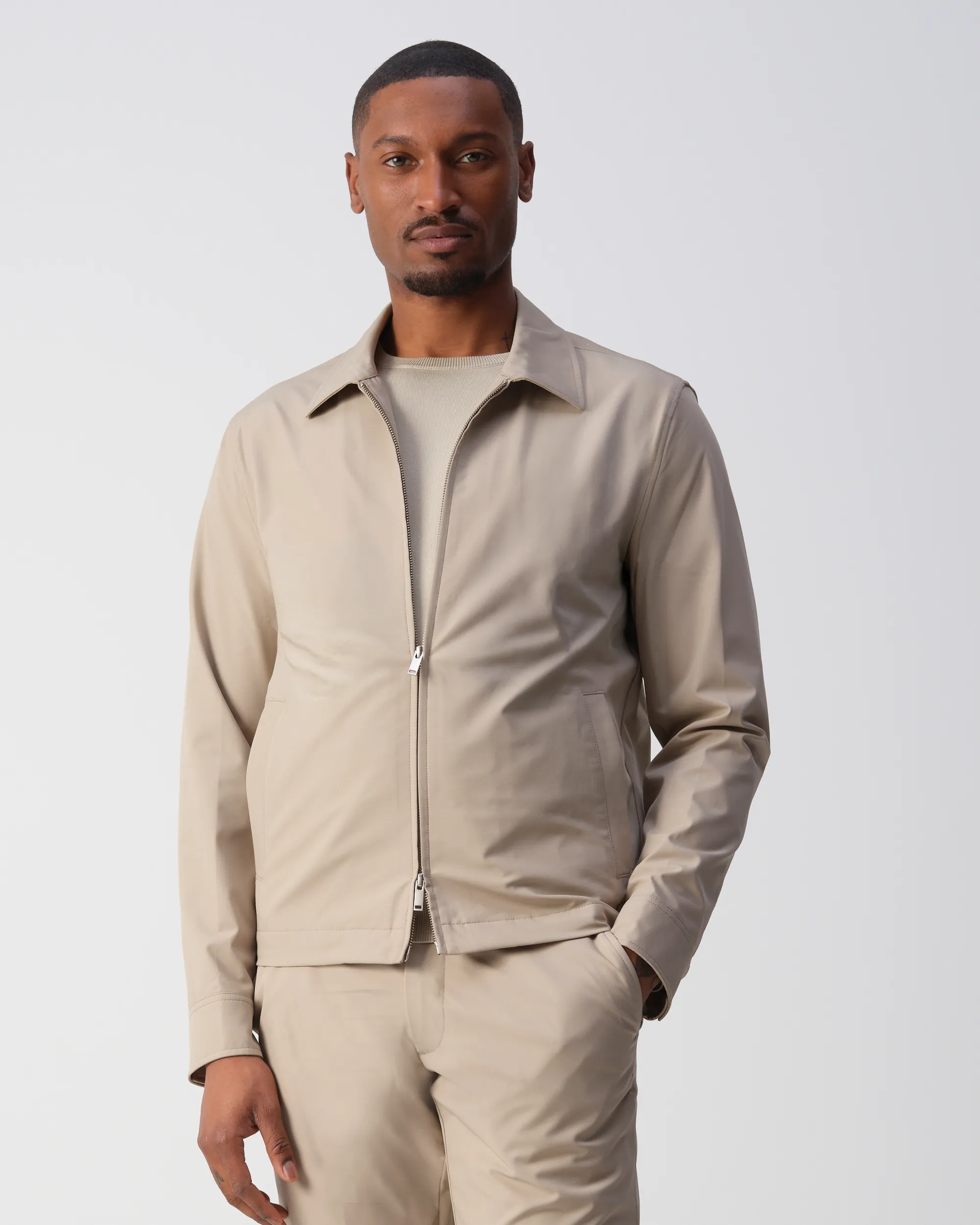 Vesper Trafalgar Overshirt Beige uni 110289-001-46
