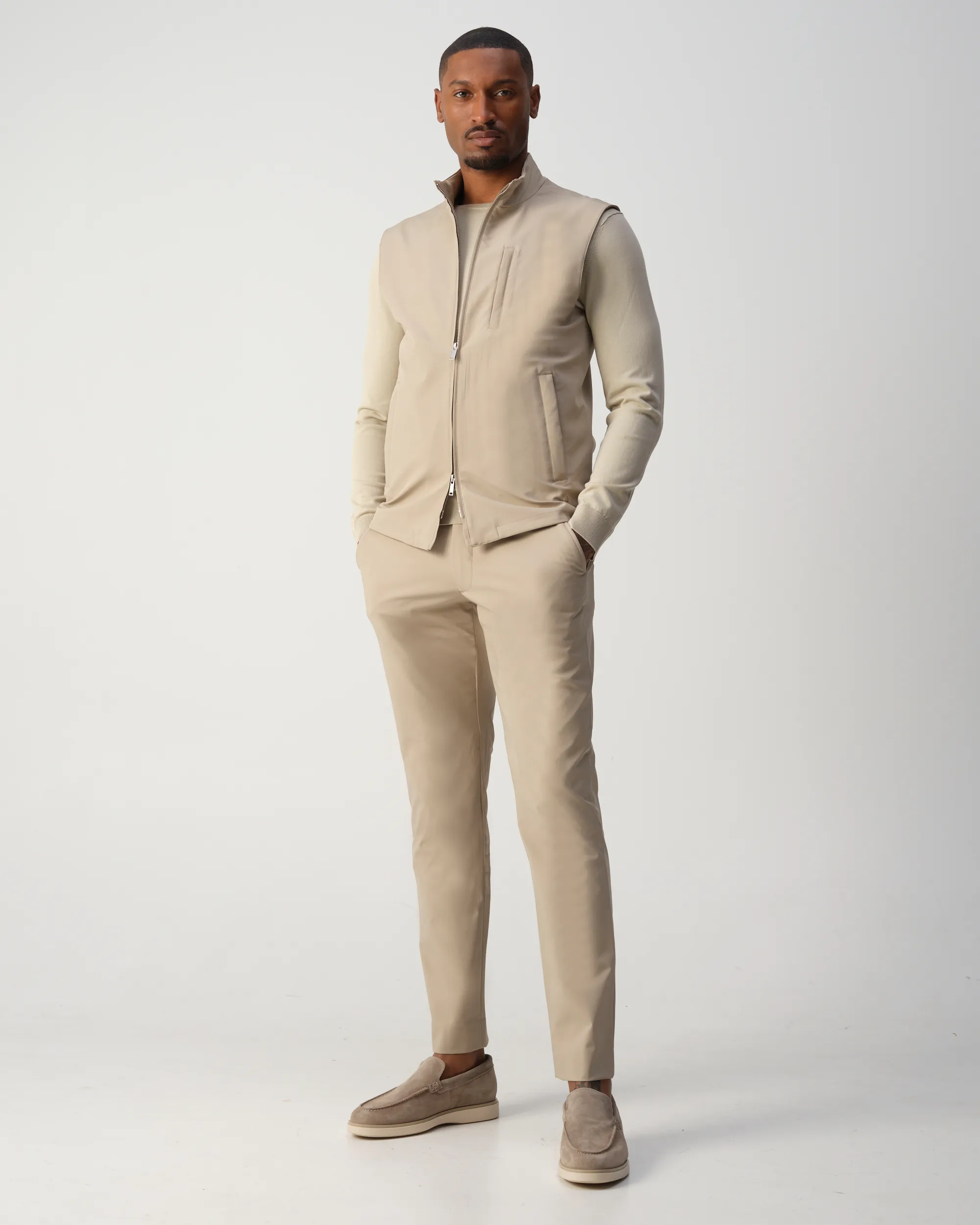 Vesper Strand Bodywarmer Beige uni 110290-001-46