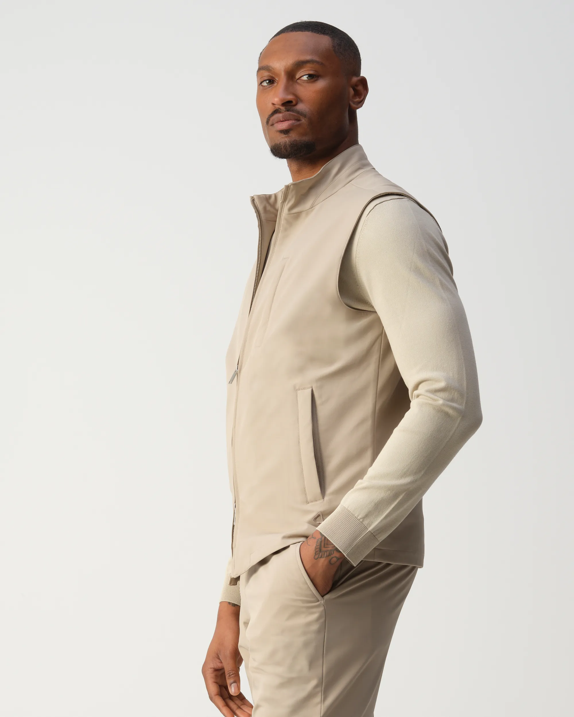 Vesper Strand Bodywarmer Beige uni 110290-001-46