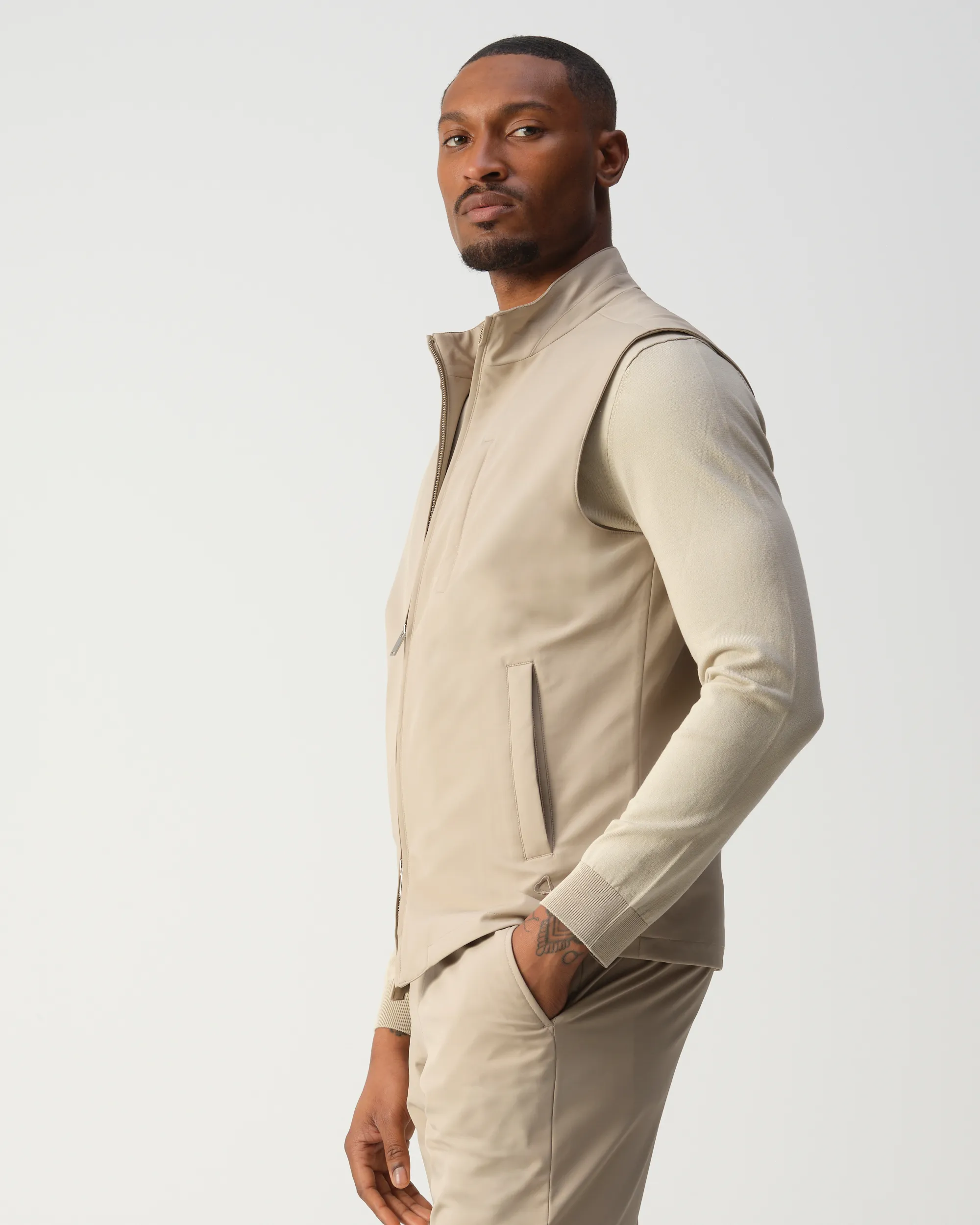 Vesper Strand Bodywarmer Beige uni 110290-001-46