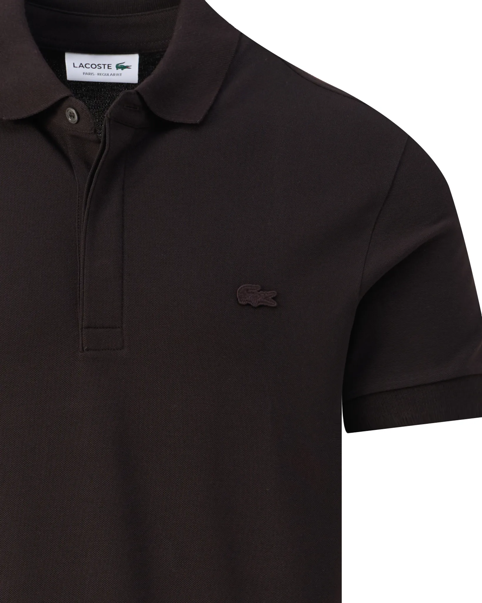 Lacoste Polo Korte mouw Bruin 110308-001-3