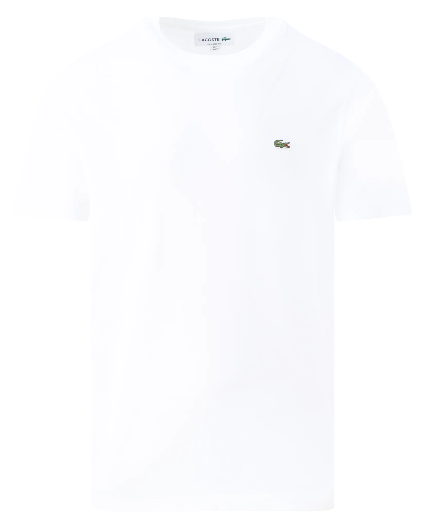 Lacoste T-shirt Wit 110326-001-3